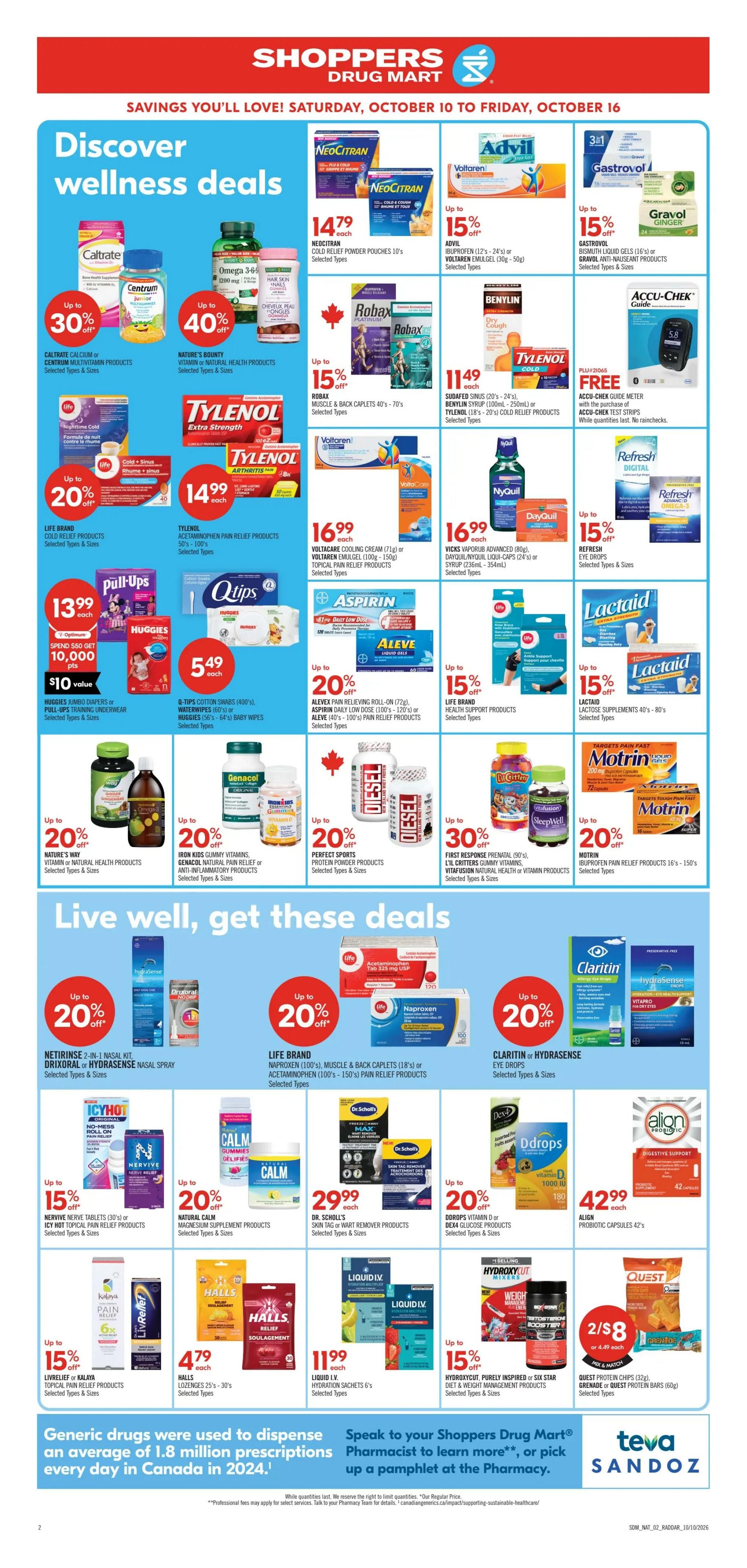 Shoppers Drug Mart (Atlantic) Flyer October 10 to 16