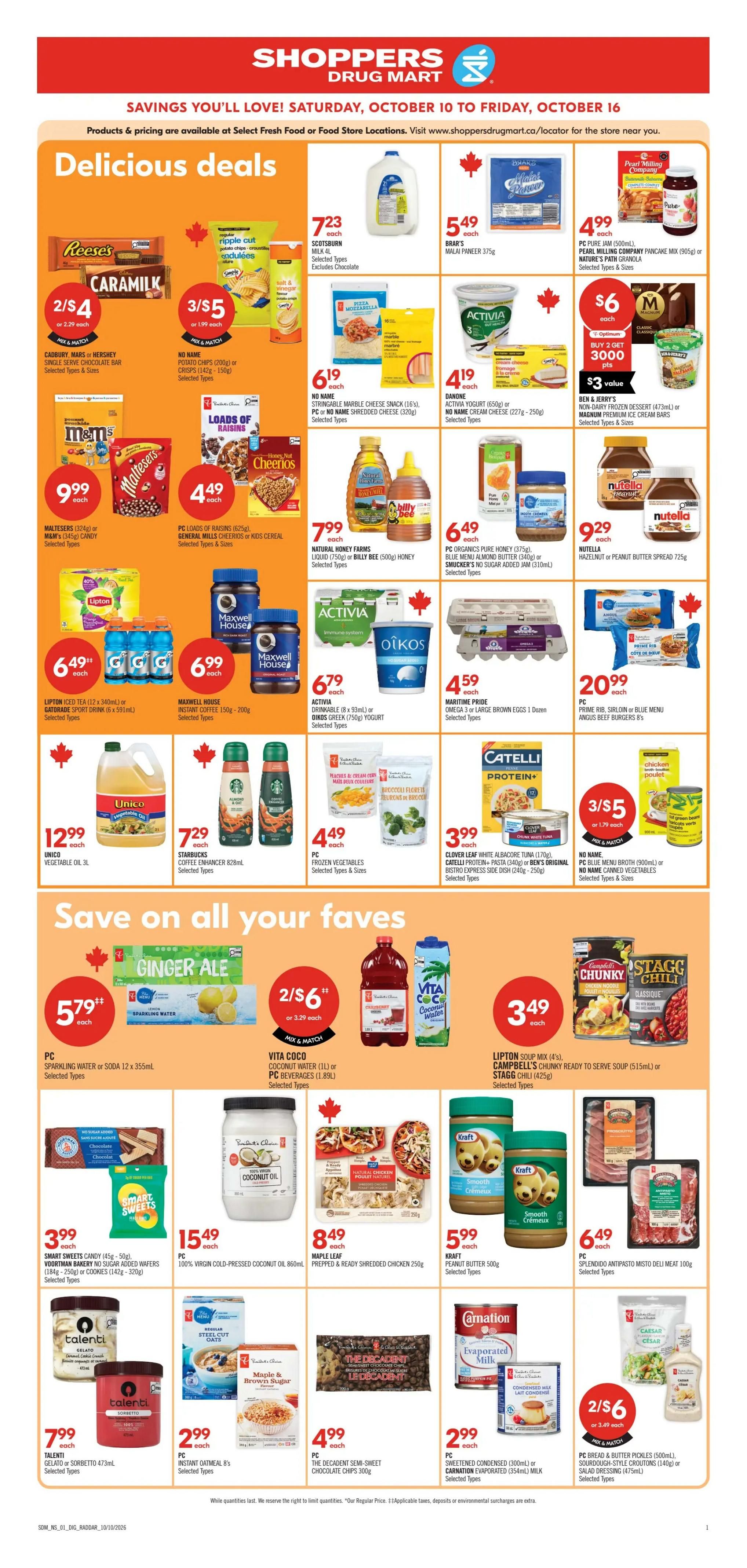 Shoppers Drug Mart (Atlantic) Flyer October 10 to 16