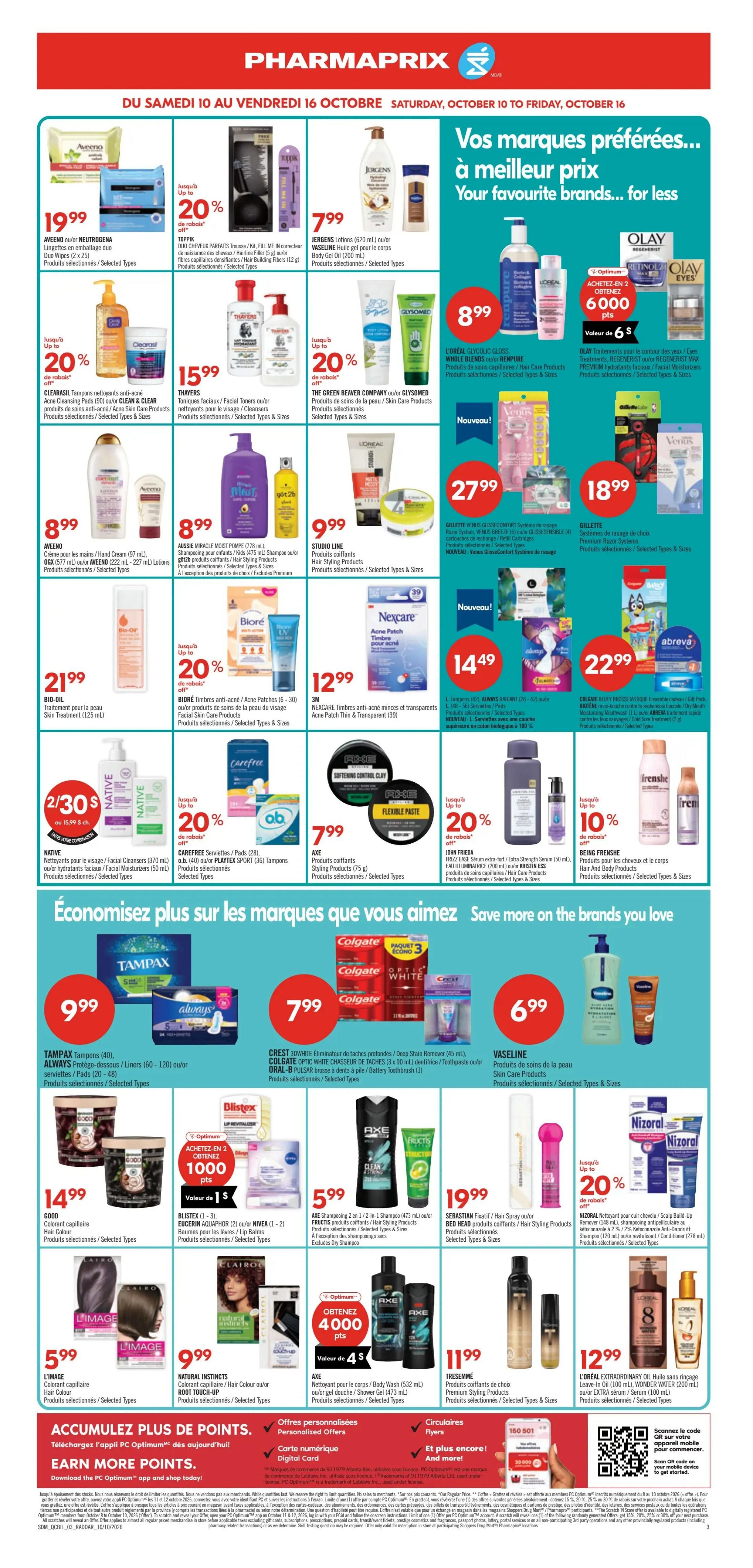Pharmaprix Flyer October 10 to 16