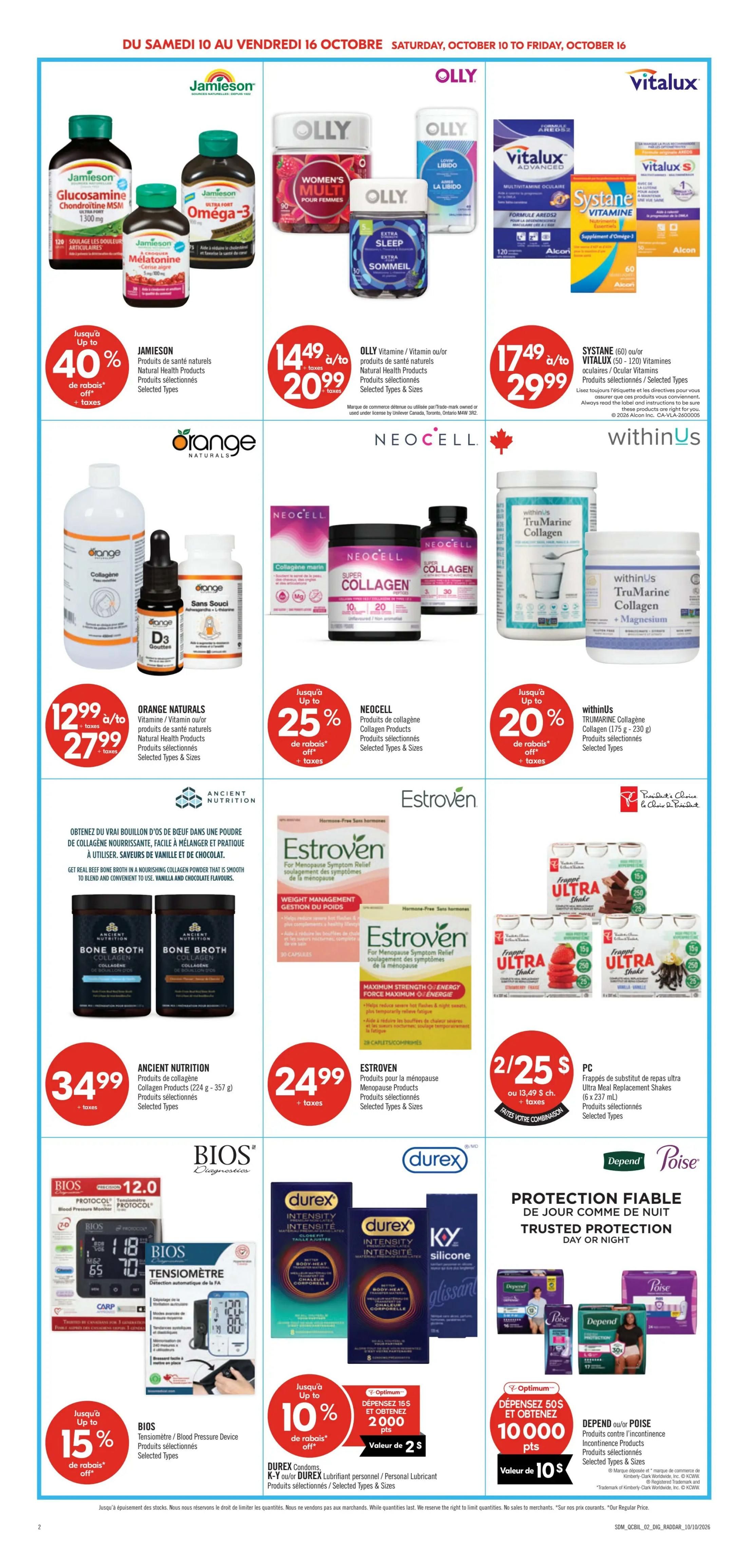 Pharmaprix Flyer October 10 to 16