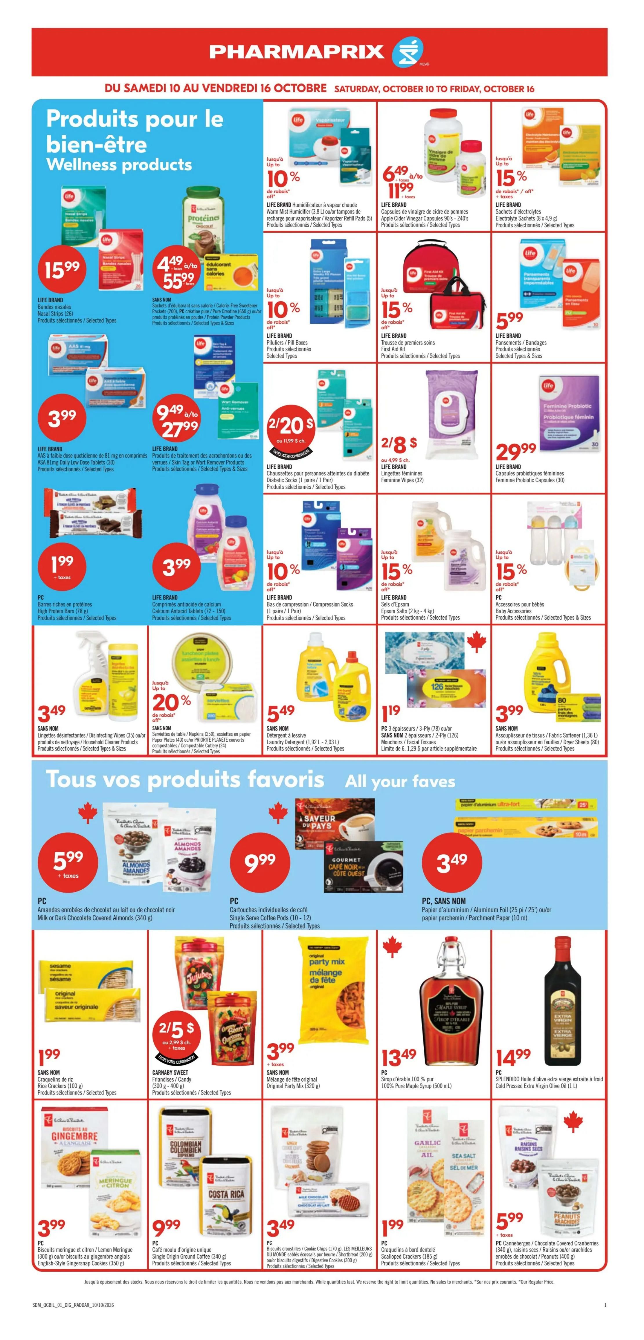 Pharmaprix Flyer October 10 to 16