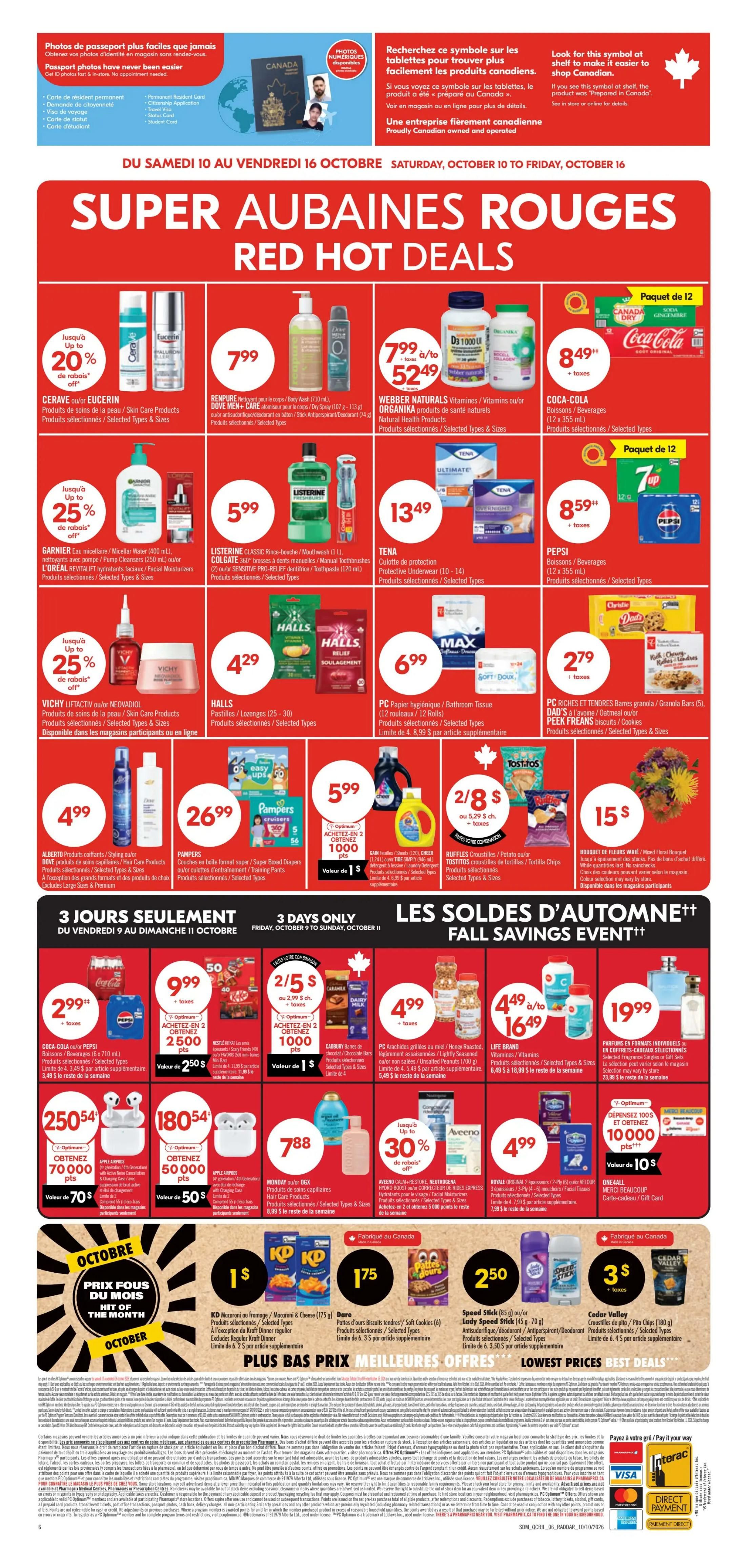 Pharmaprix Flyer October 10 to 16