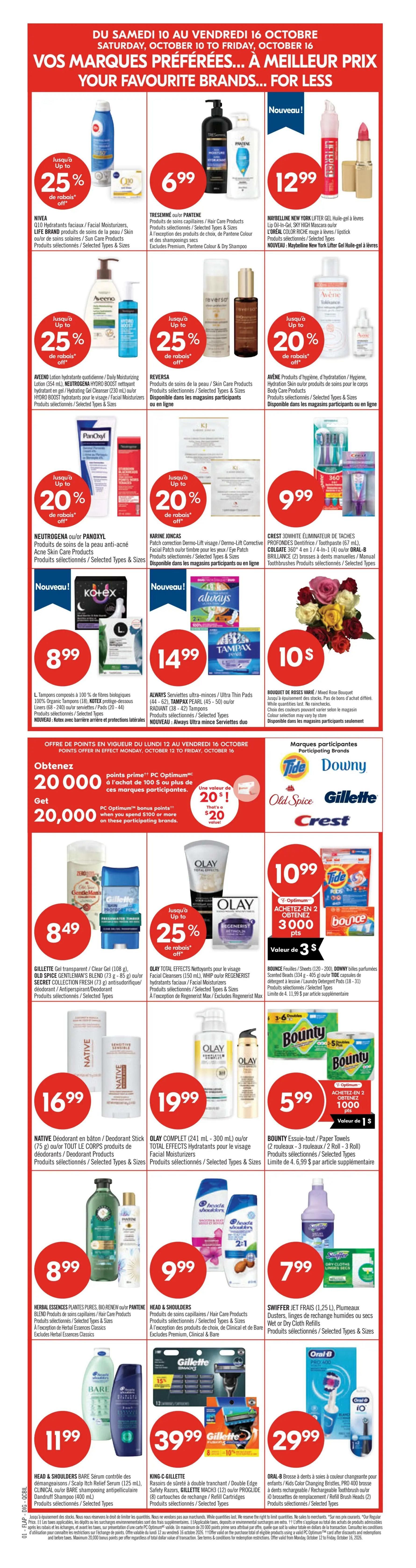 Pharmaprix Flyer October 10 to 16