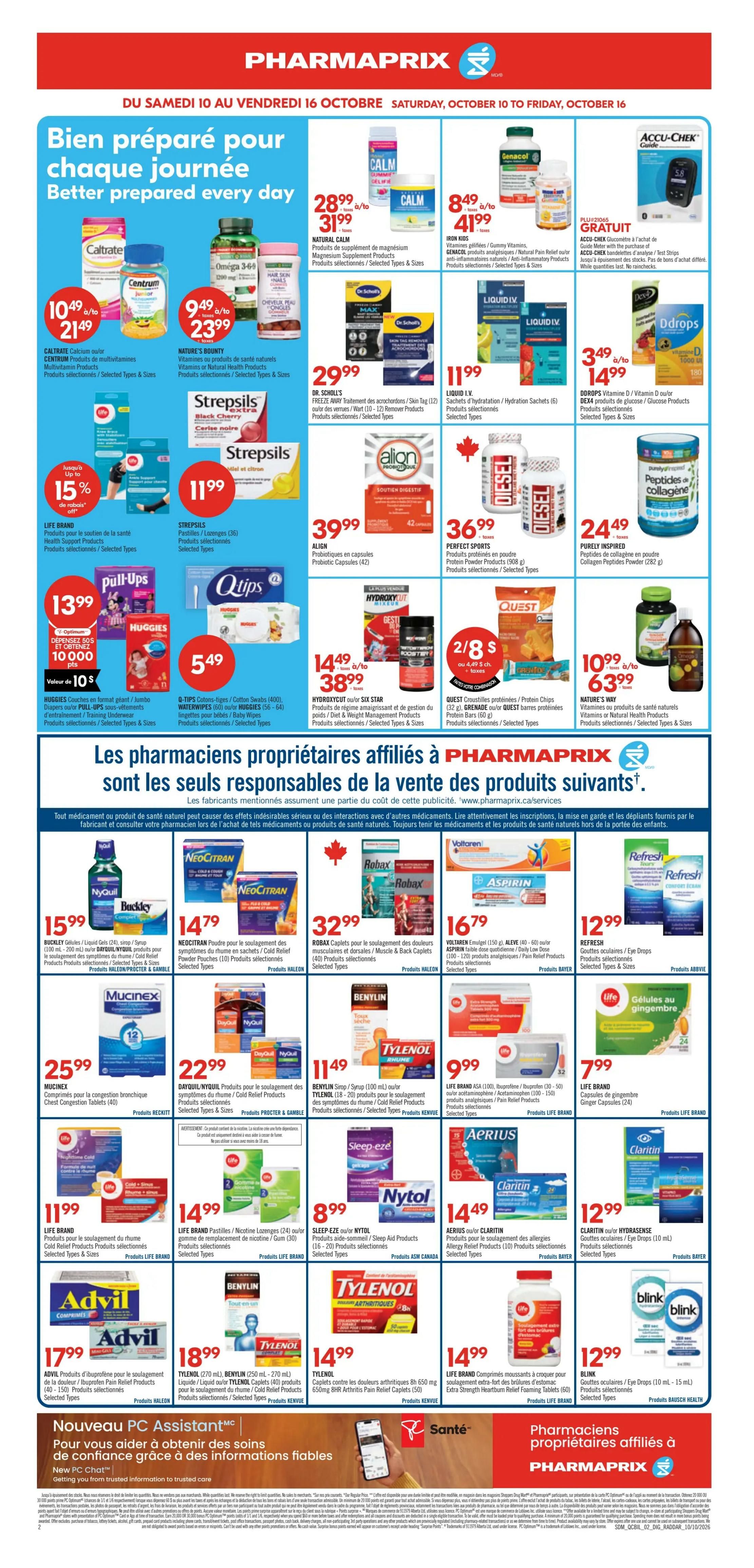 Pharmaprix Flyer October 10 to 16