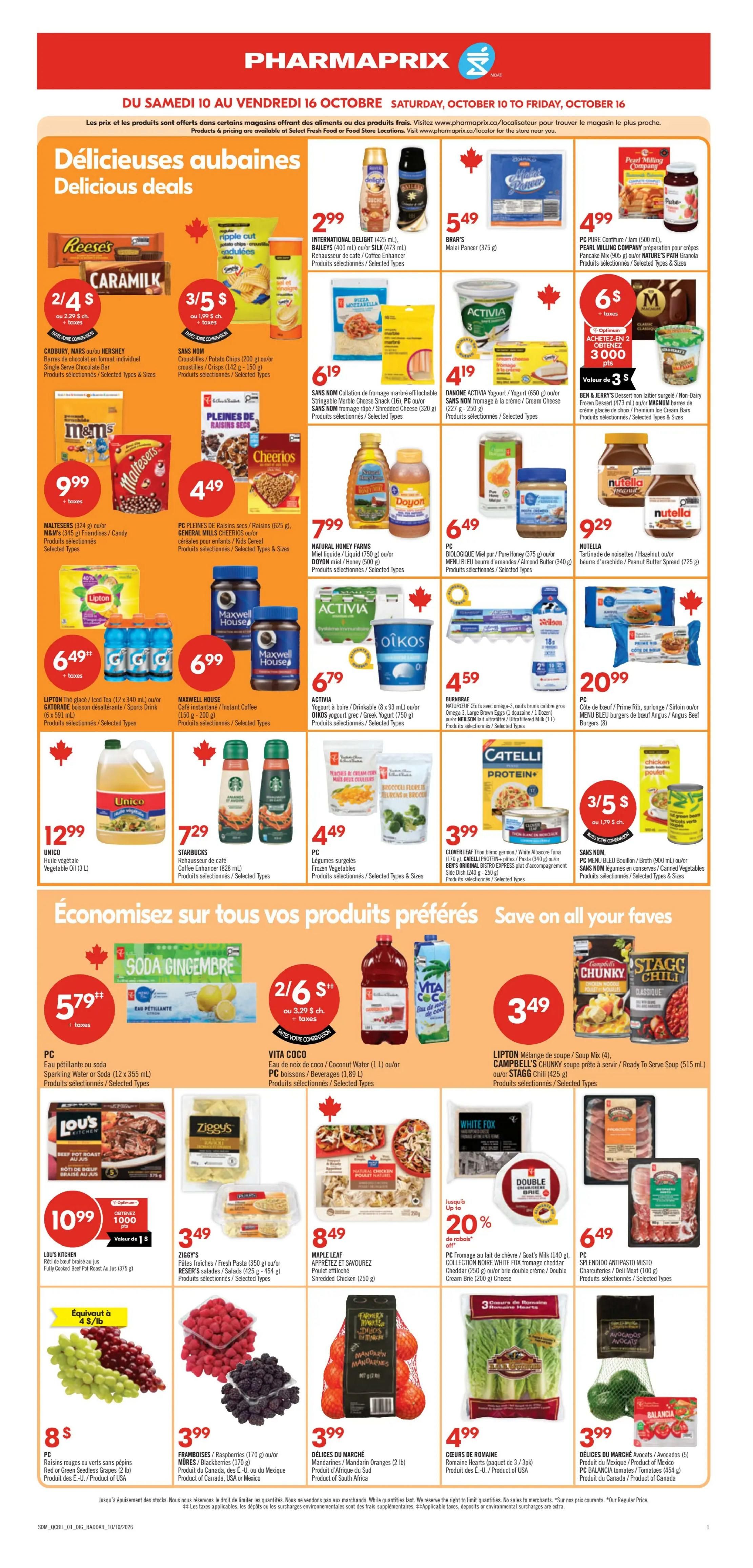 Pharmaprix Flyer October 10 to 16