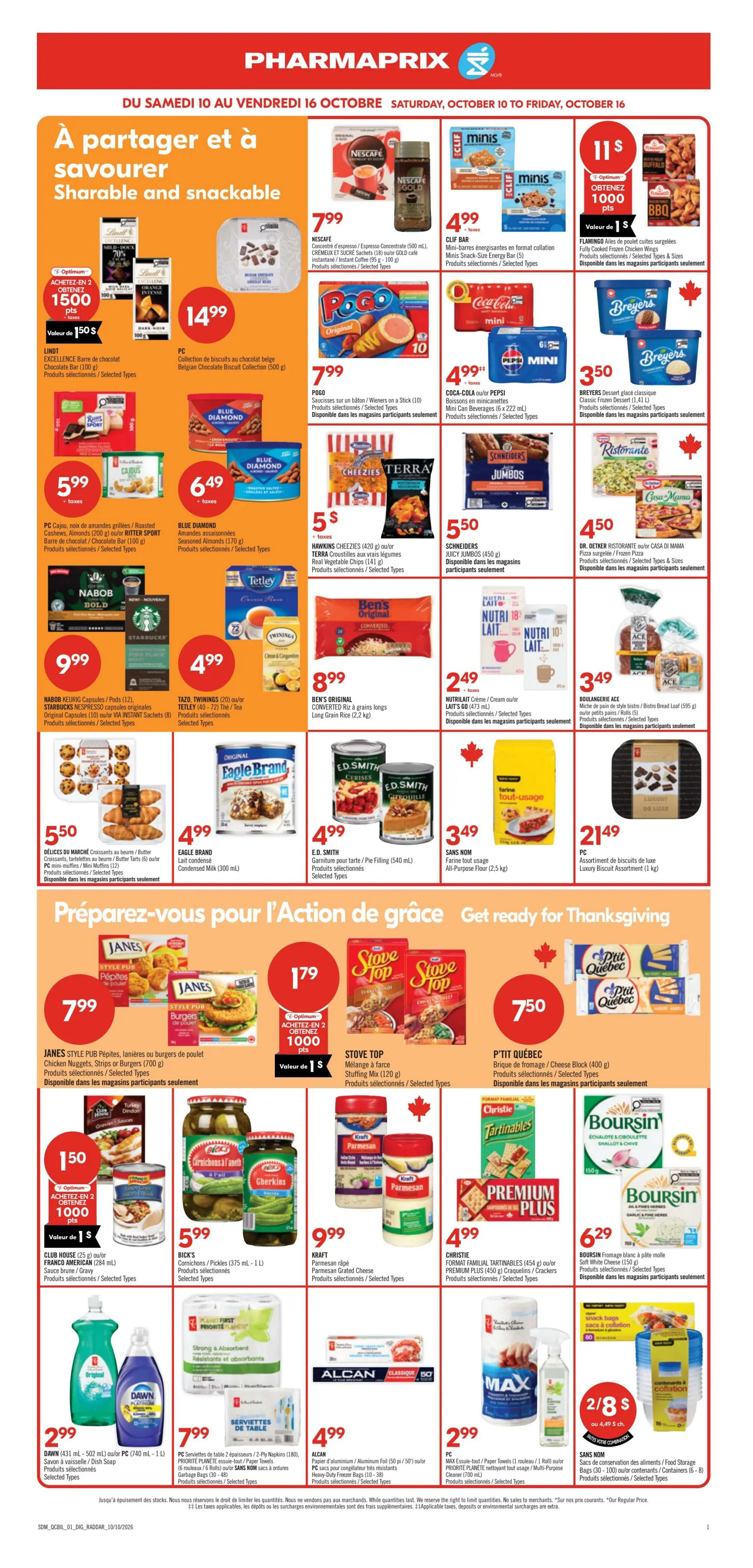 Pharmaprix Flyer October 10 to 16