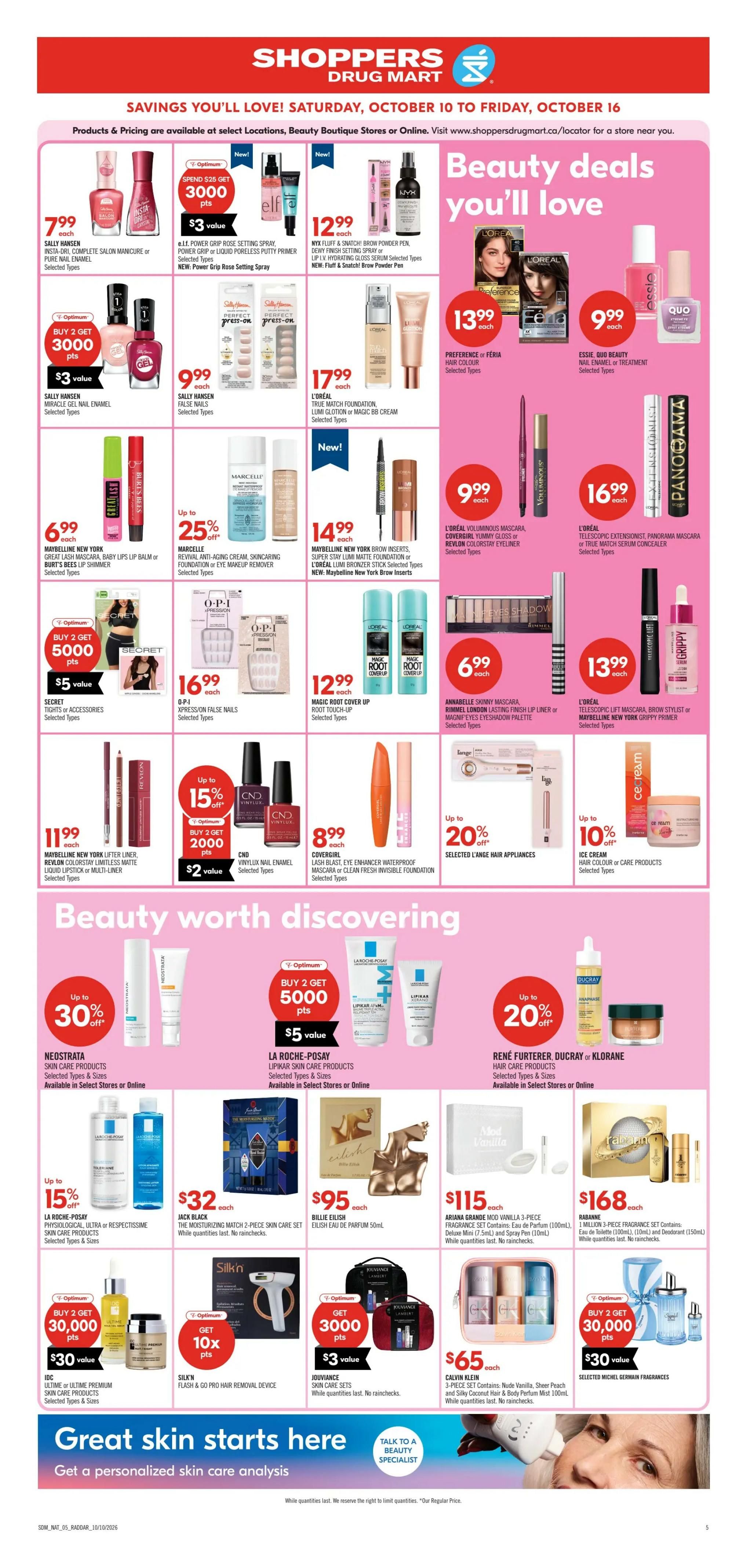 Shoppers Drug Mart (West) Flyer October 10 to 16