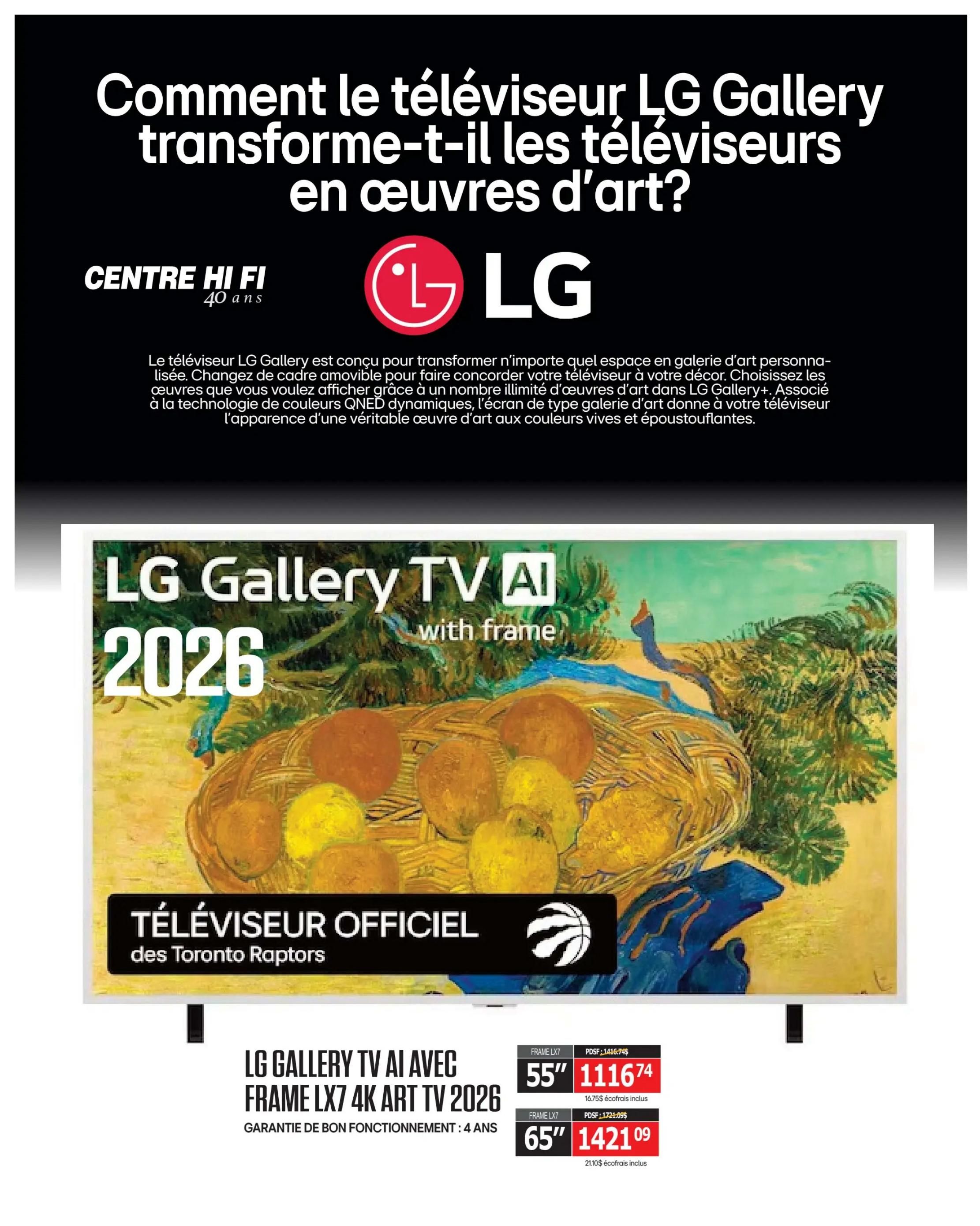 Centre Hi-Fi Flyer October 9 to 15