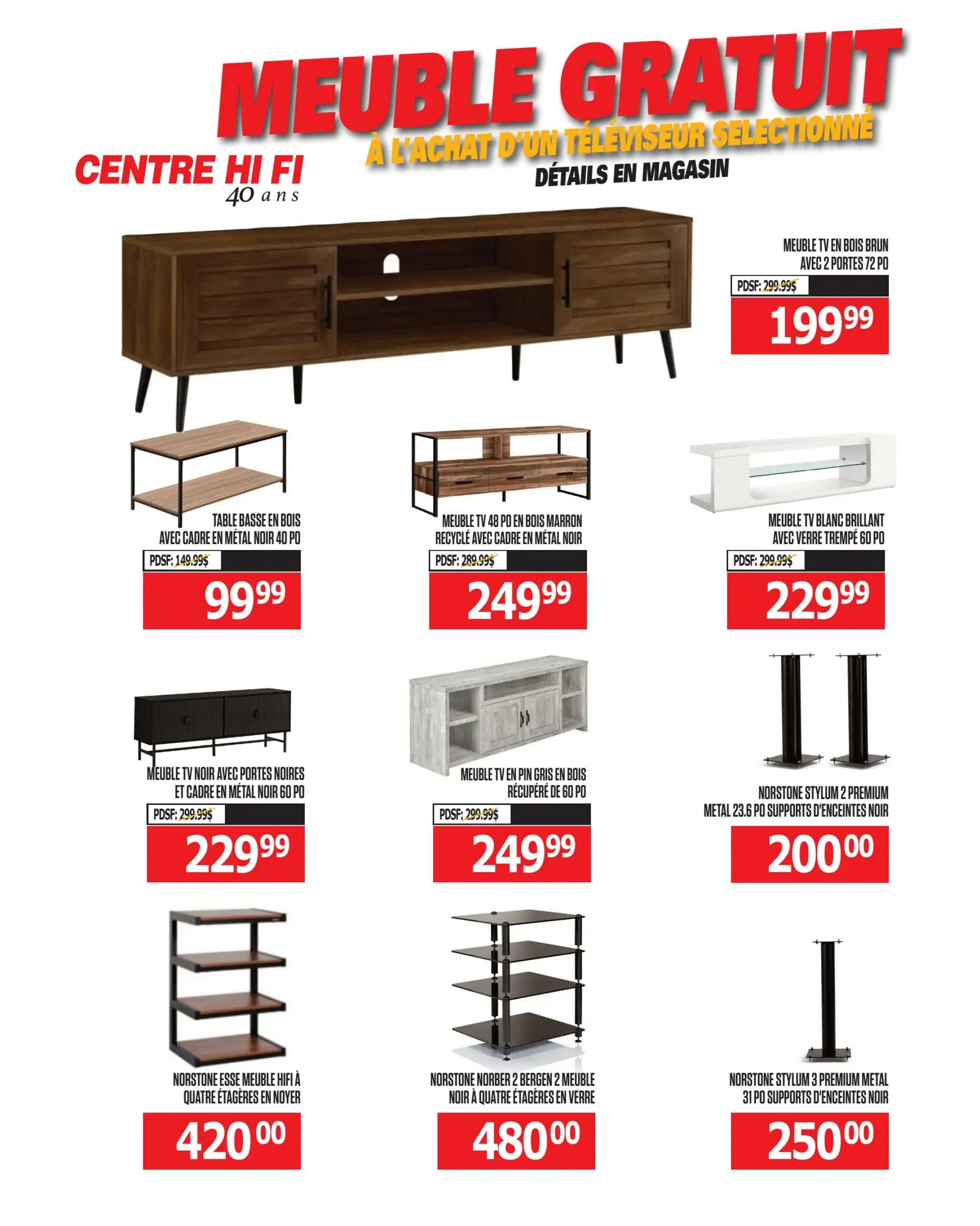 Centre Hi-Fi Flyer October 9 to 15