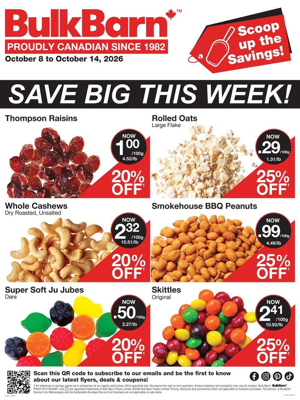 Bulk Barn Flyer October 8 to 14