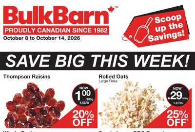 Bulk Barn Flyer October 8 to 14