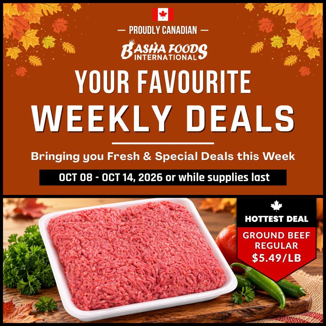 Basha Foods International Flyer October 8 to 14