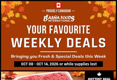 Basha Foods International Flyer October 8 to 14
