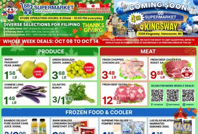 88 Supermarket Flyer October 8 to 14