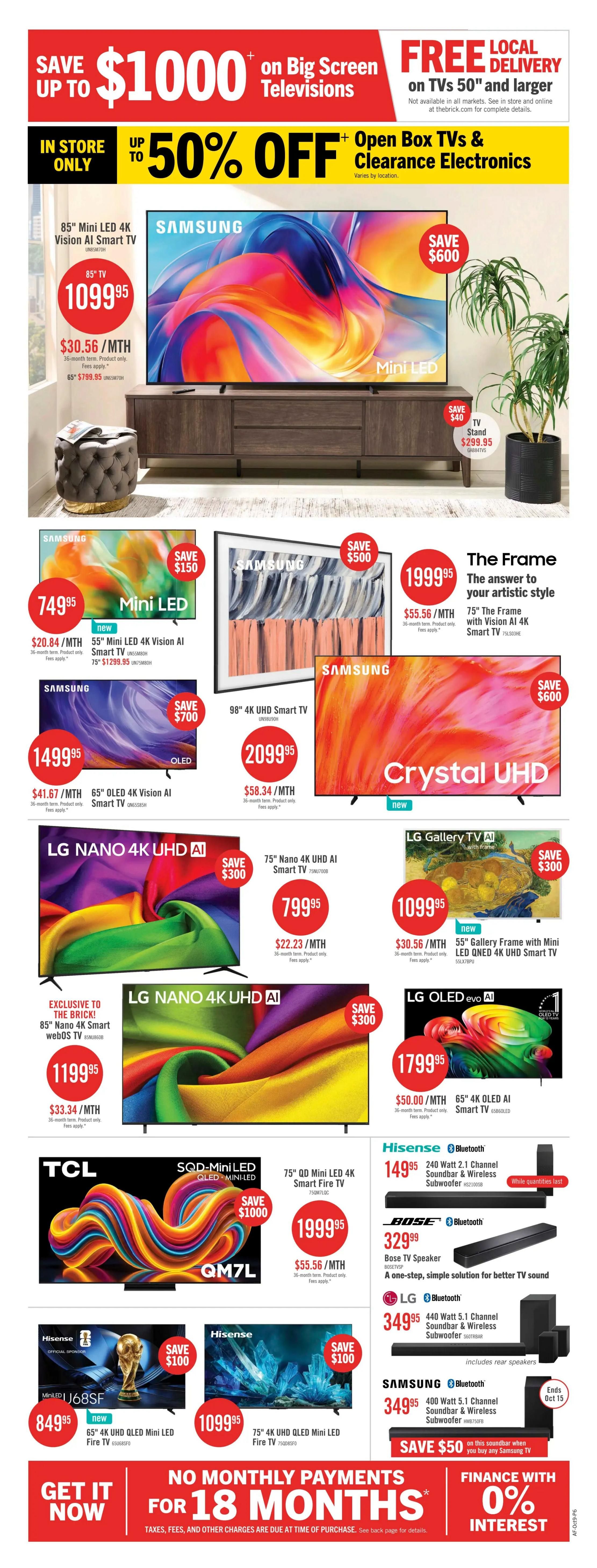 The Brick Flyer October 9 to 21