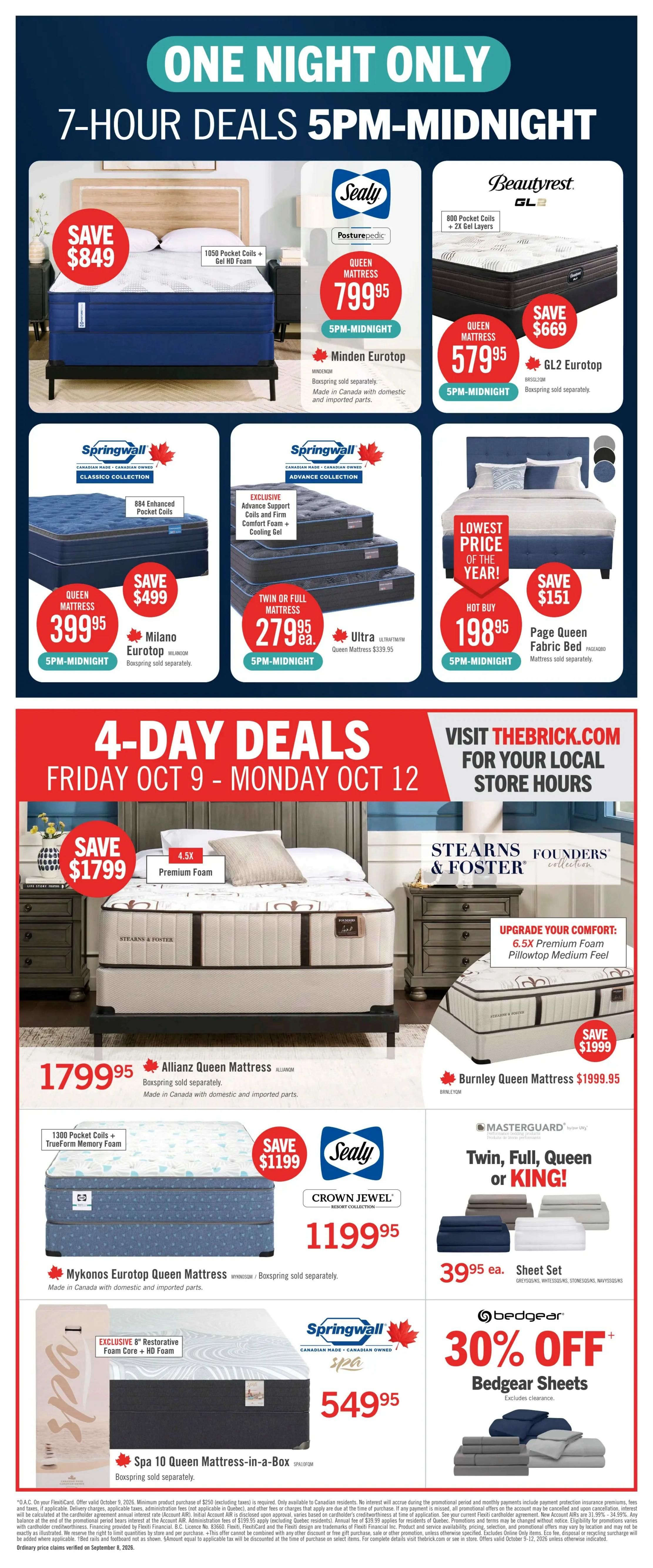 The Brick Flyer October 9 to 21