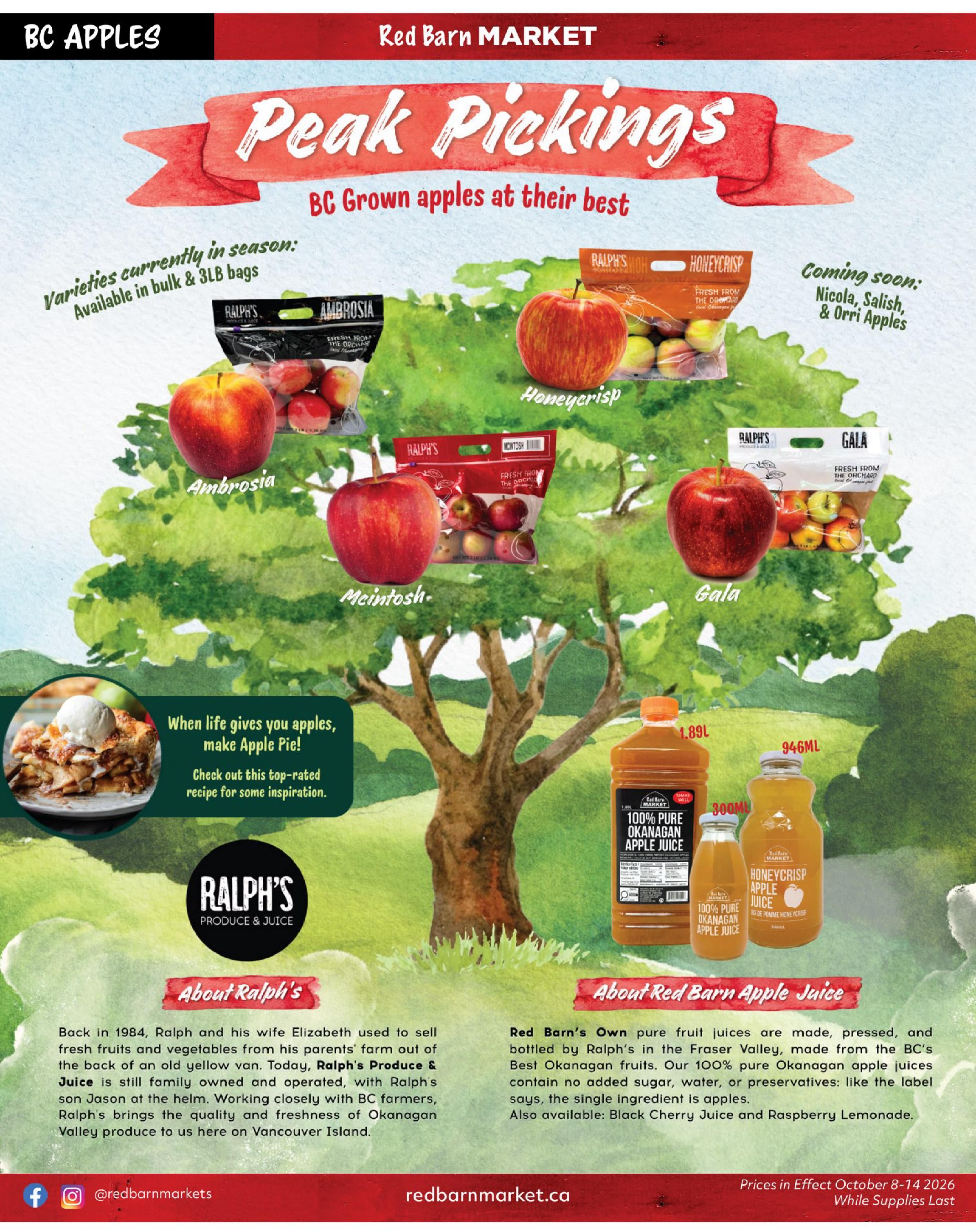 Red Barn Market Flyer October 8 to 14
