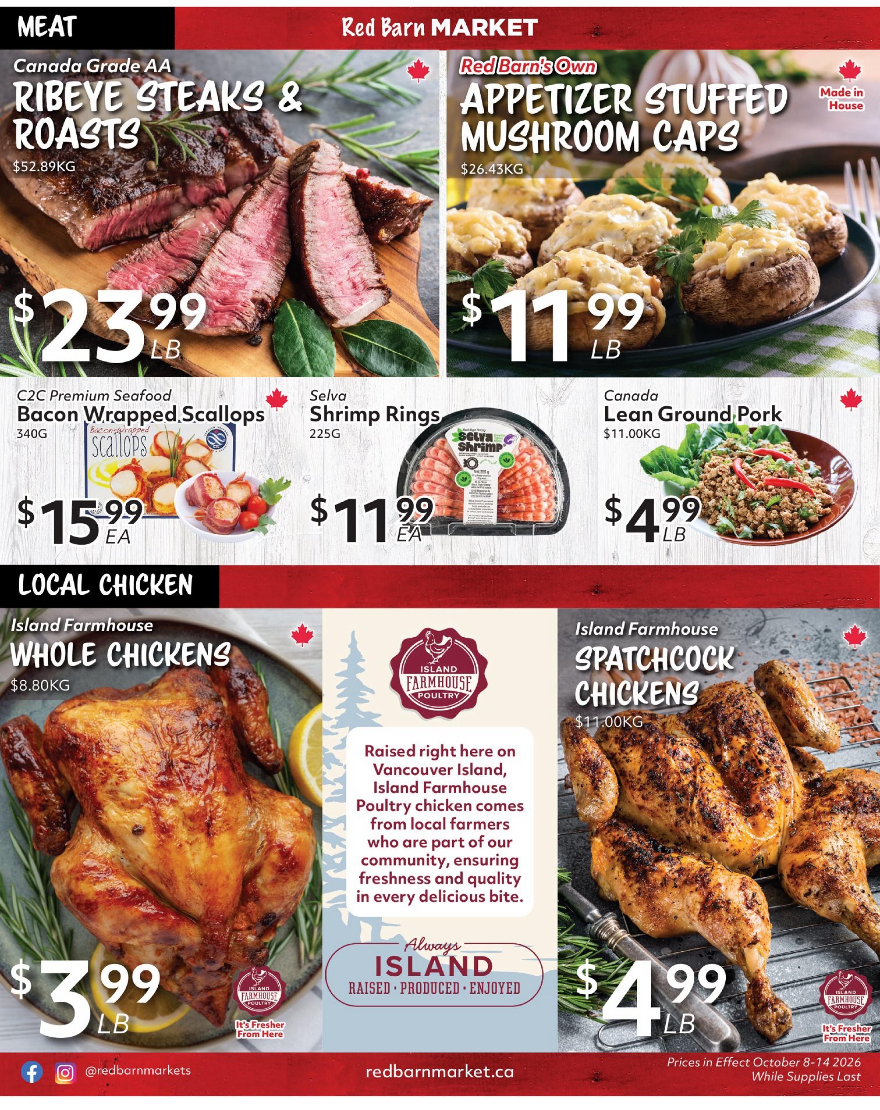 Red Barn Market Flyer October 8 to 14