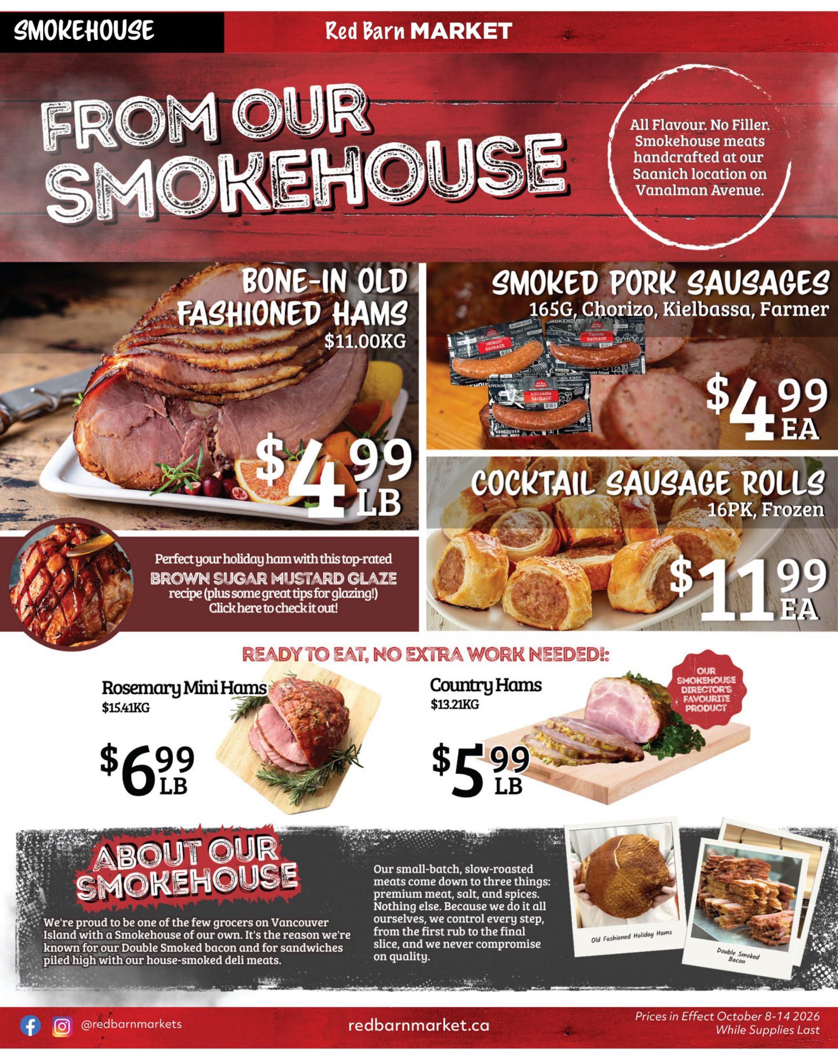 Red Barn Market Flyer October 8 to 14
