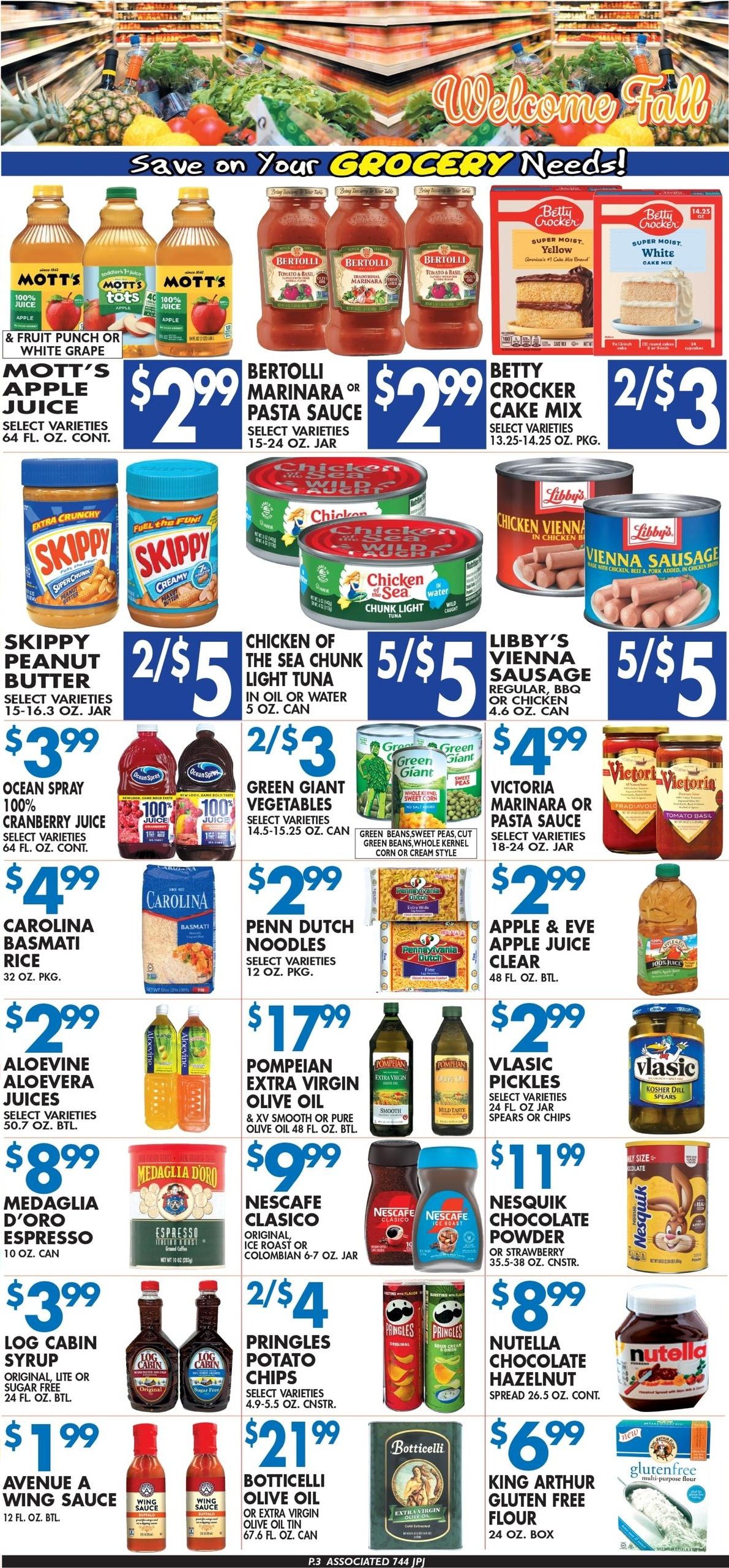 Associated Supermarkets (Pound Ridge Area, NY) Weekly Ad October 2 - 8, 2026