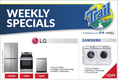 Trail Appliances (AB & SK) Flyer October 8 to 14