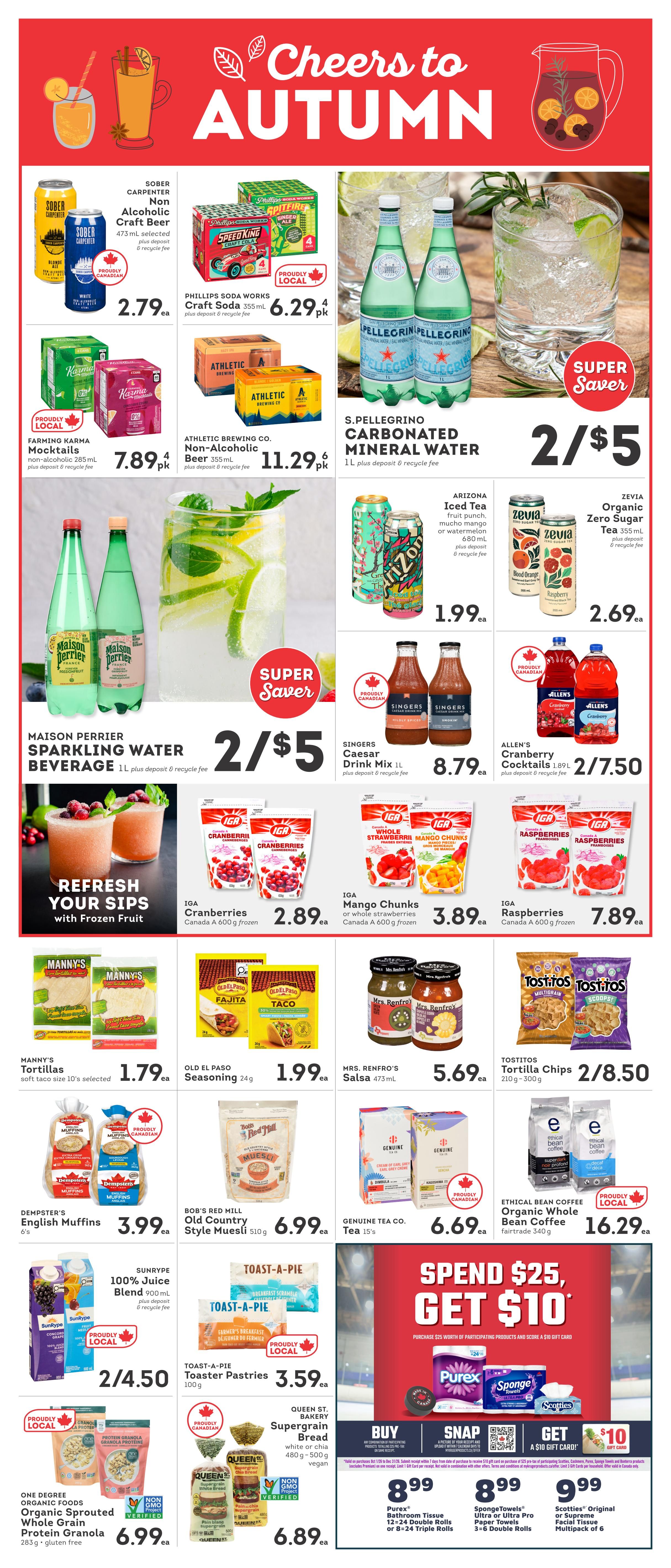 IGA Stores of BC Flyer October 9 to 15