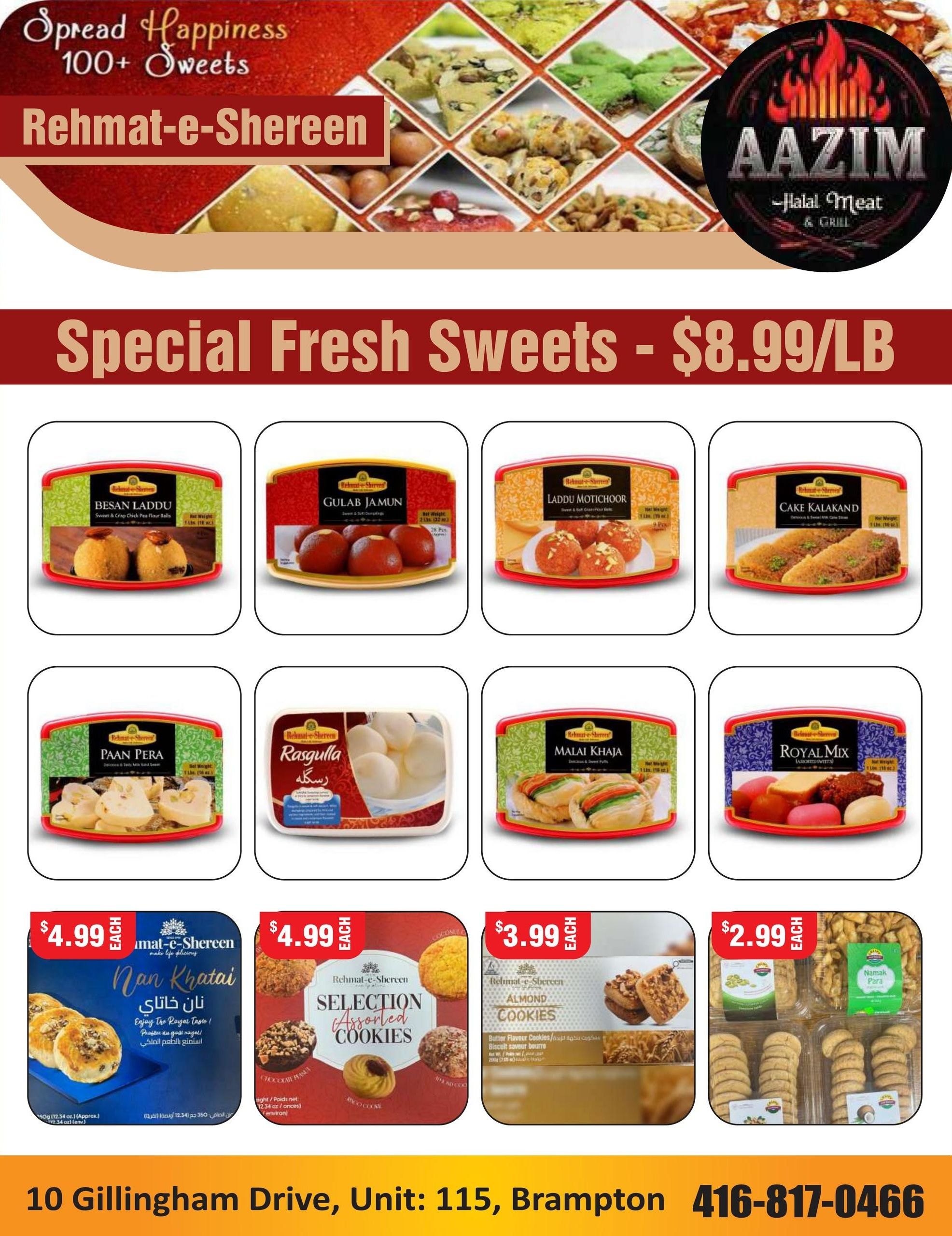 Aazim Halal Meat & Grill Flyer October 8 to 14