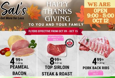 Sal's Grocery Flyer October 9 to 15
