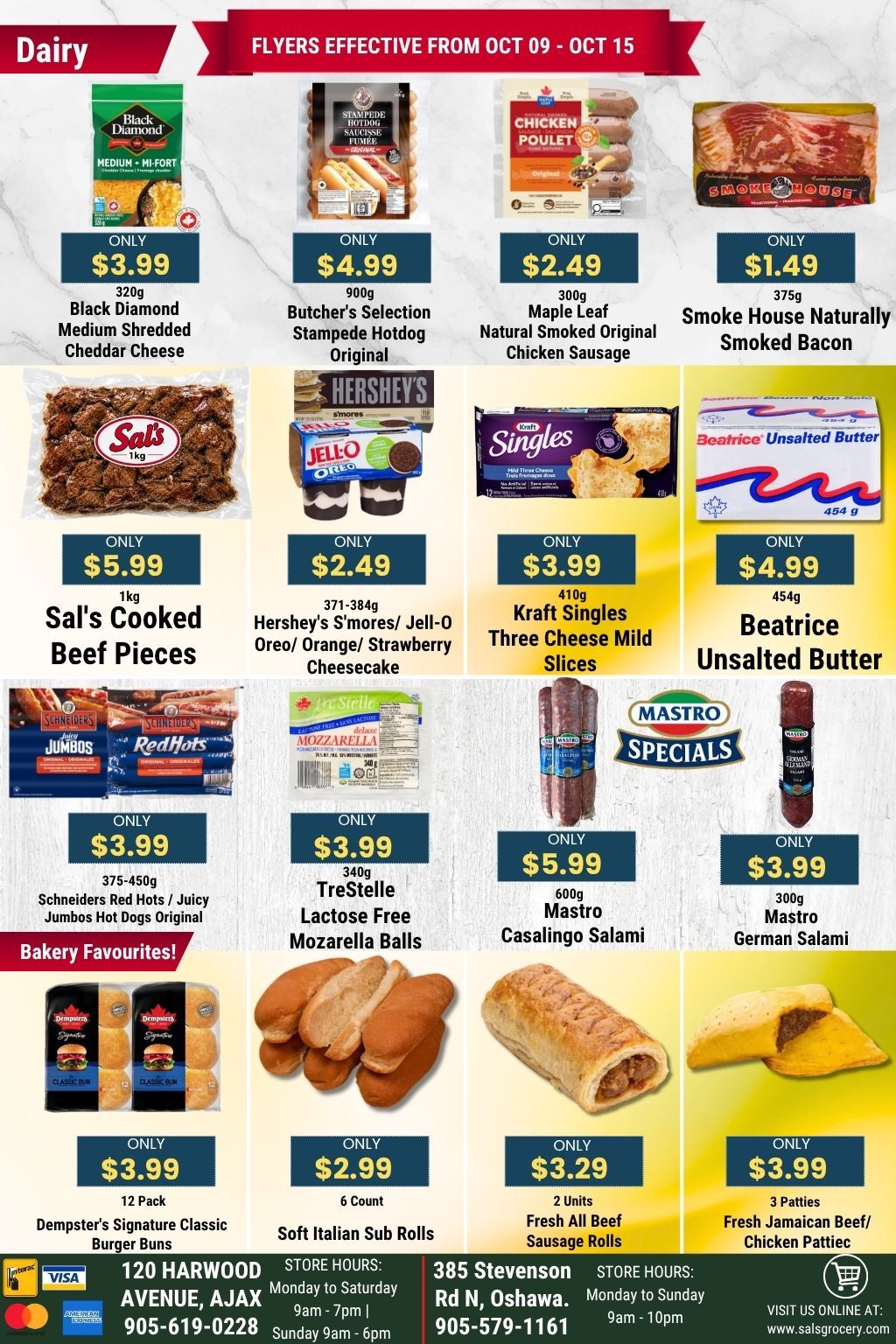 Sal's Grocery Flyer October 9 to 15