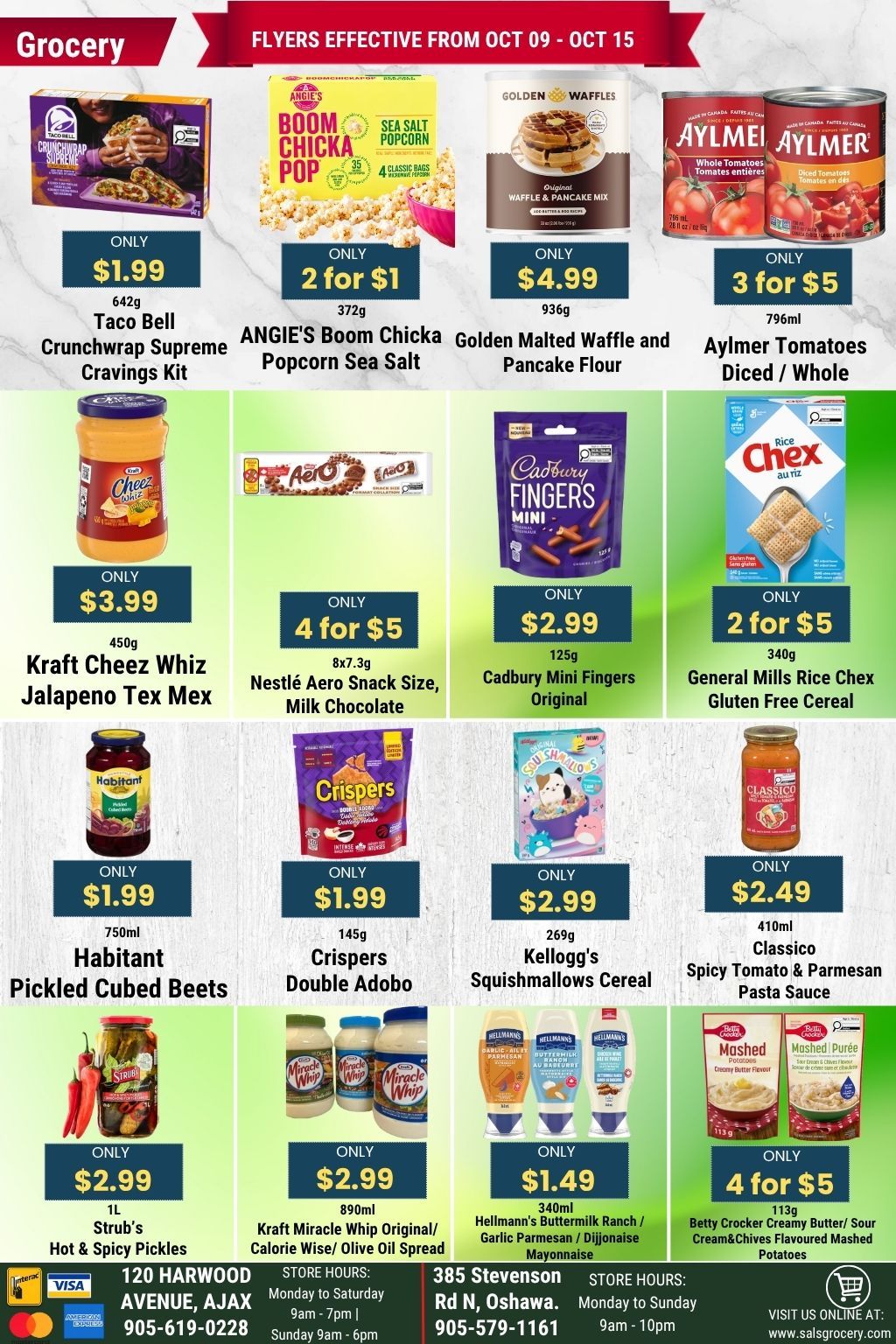 Sal's Grocery Flyer October 9 to 15