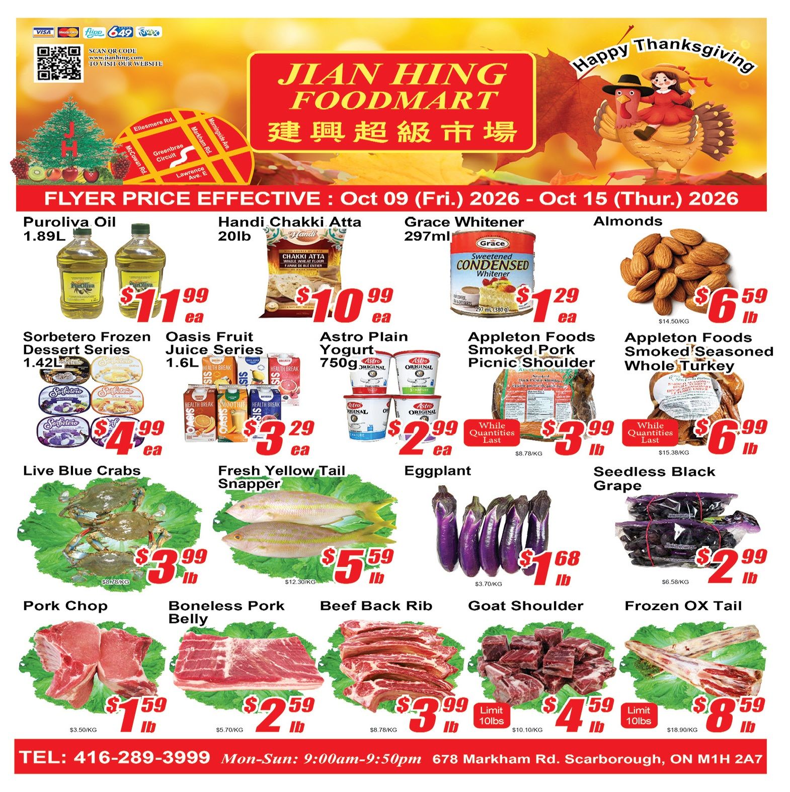 Jian Hing Foodmart (Scarborough) Flyer October 9 to 15