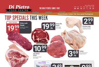 Di Pietro Food Centre Flyer October 8 to 14