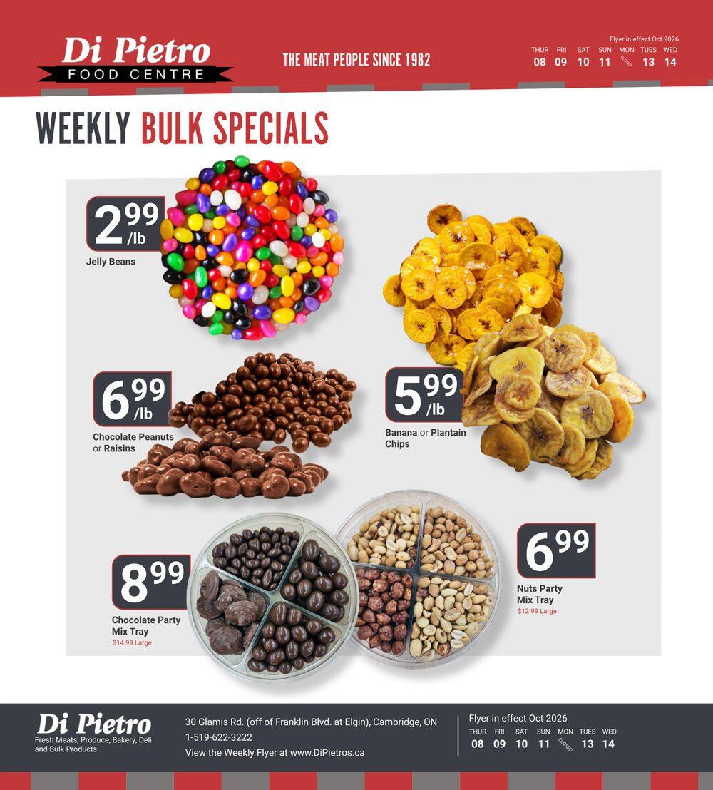 Di Pietro Food Centre Flyer October 8 to 14