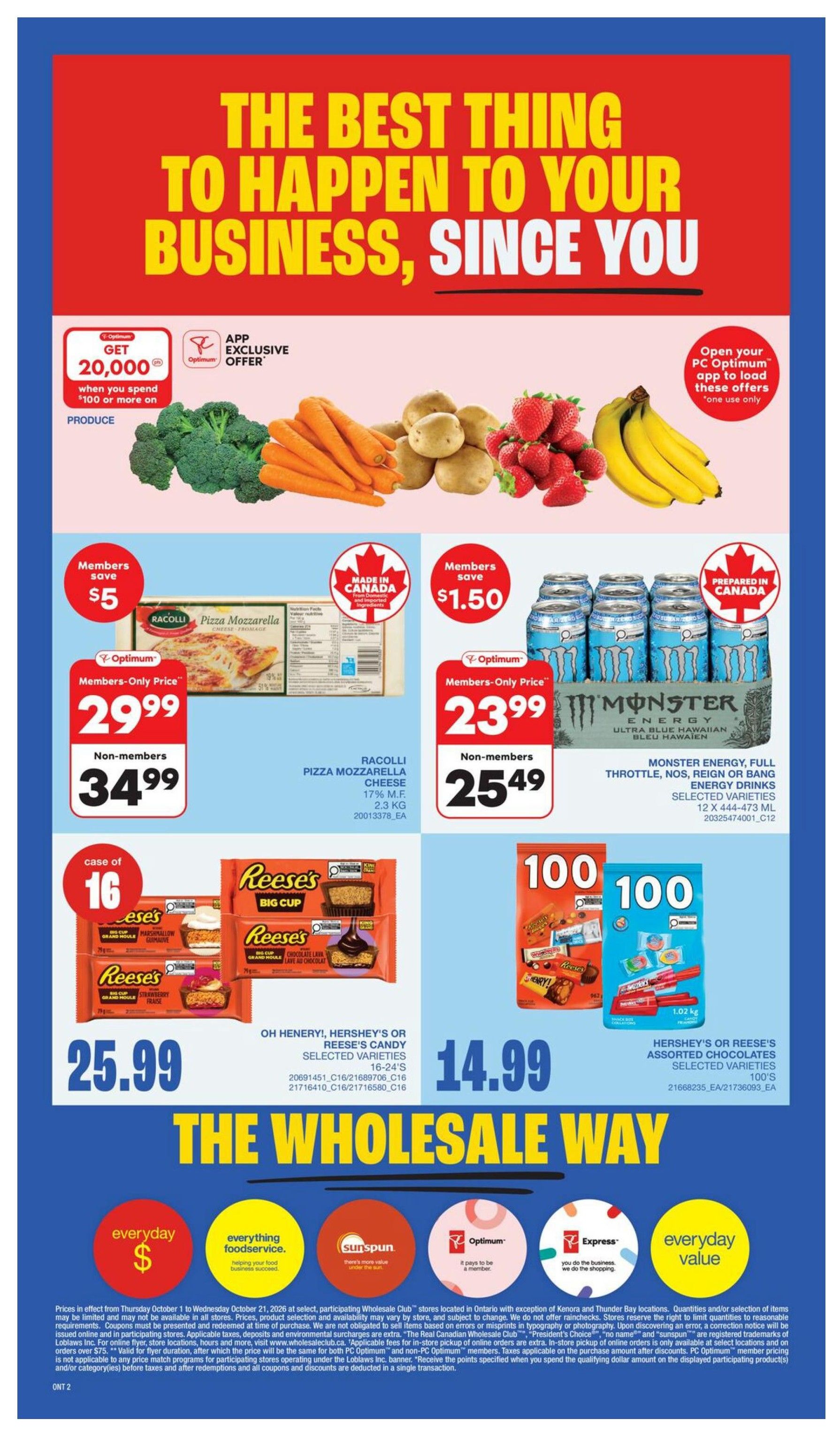 Wholesale Club (ON) Flyer October 8 to 14