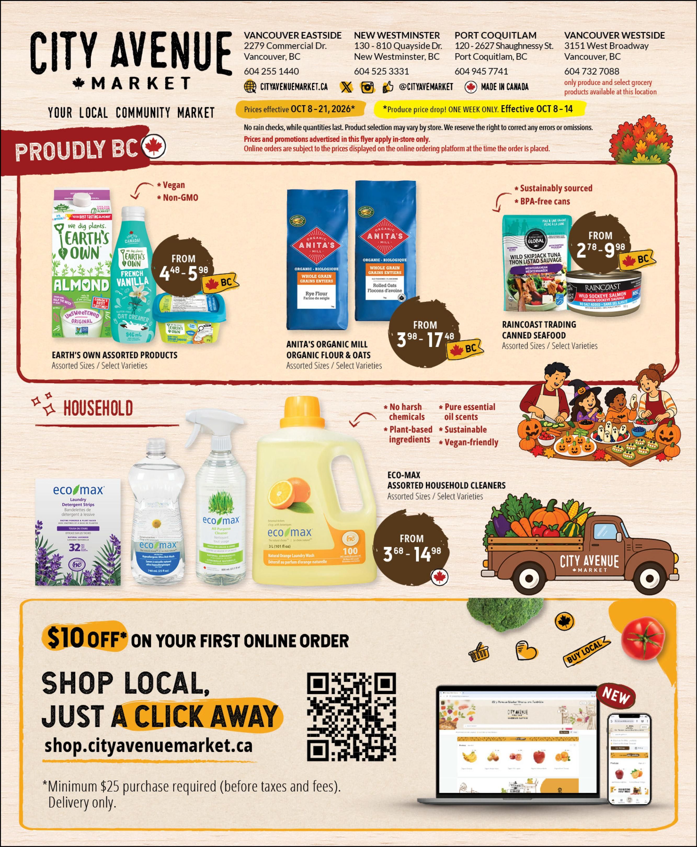City Avenue Market Flyer October 8 to 21