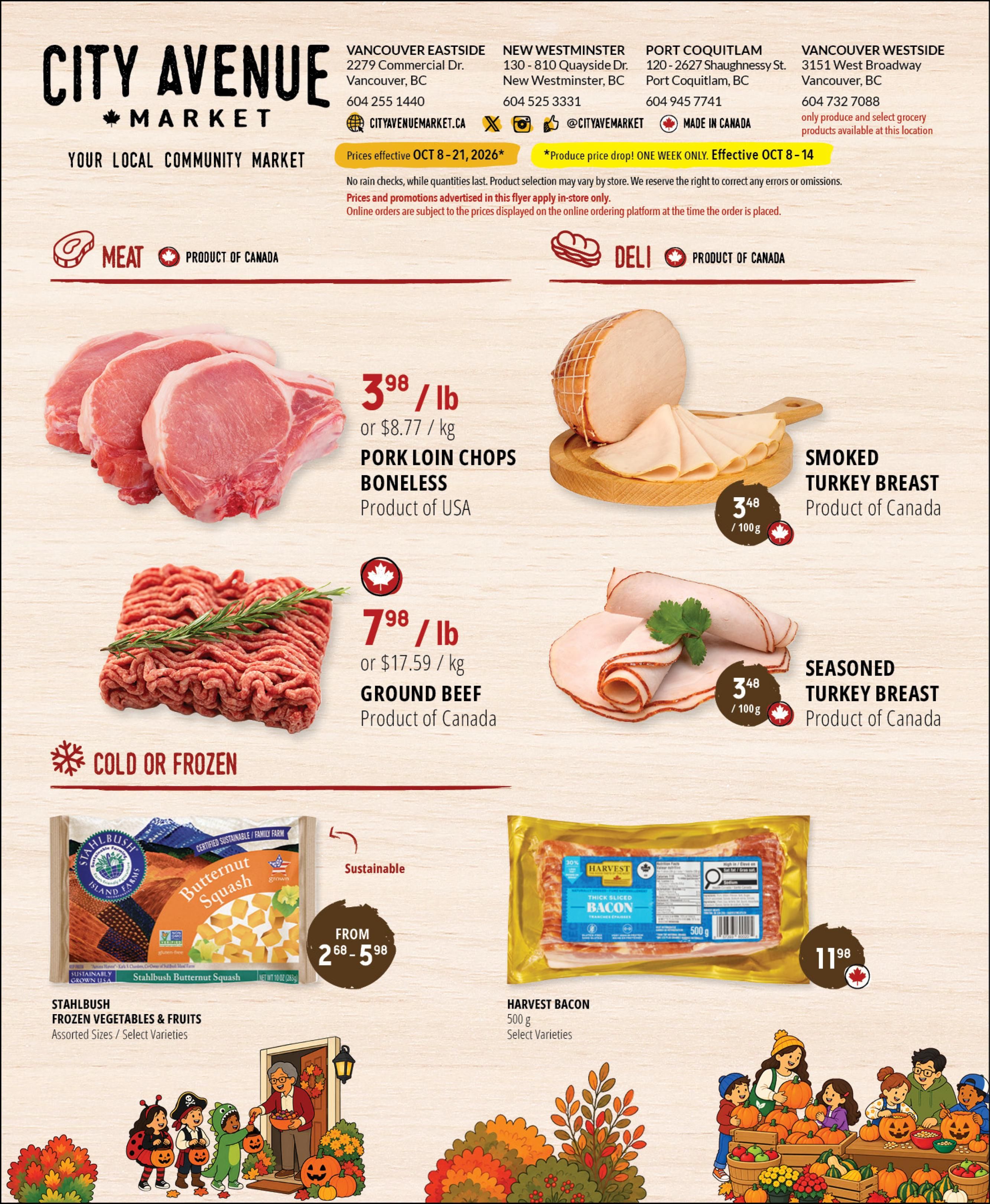 City Avenue Market Flyer October 8 to 21