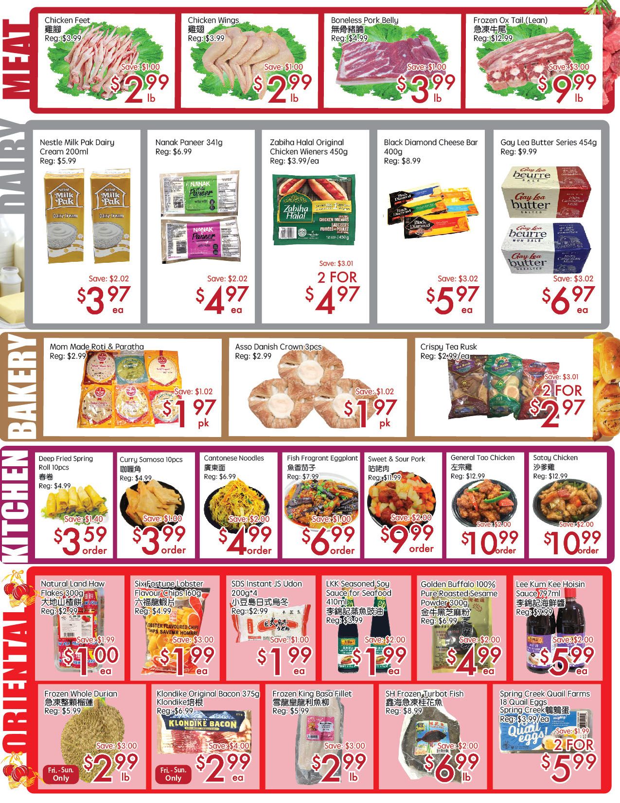 Sunny Foodmart (Don Mills) Flyer October 9 to 15