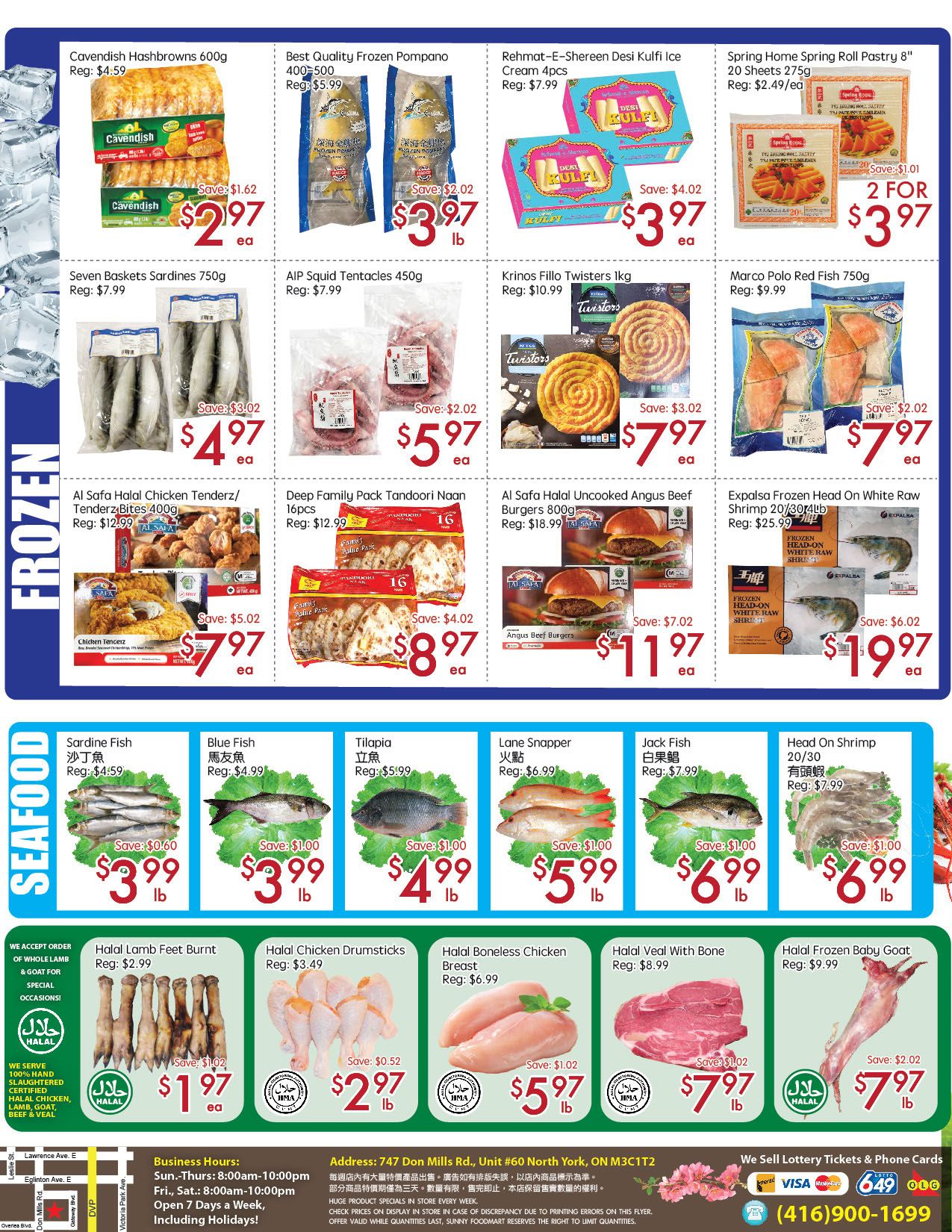 Sunny Foodmart (Don Mills) Flyer October 9 to 15