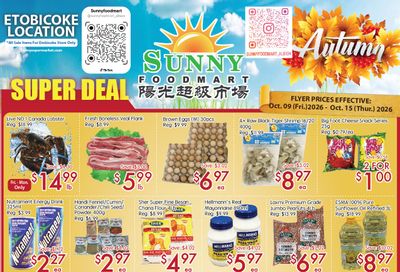 Sunny Foodmart (Etobicoke) Flyer October 9 to 15
