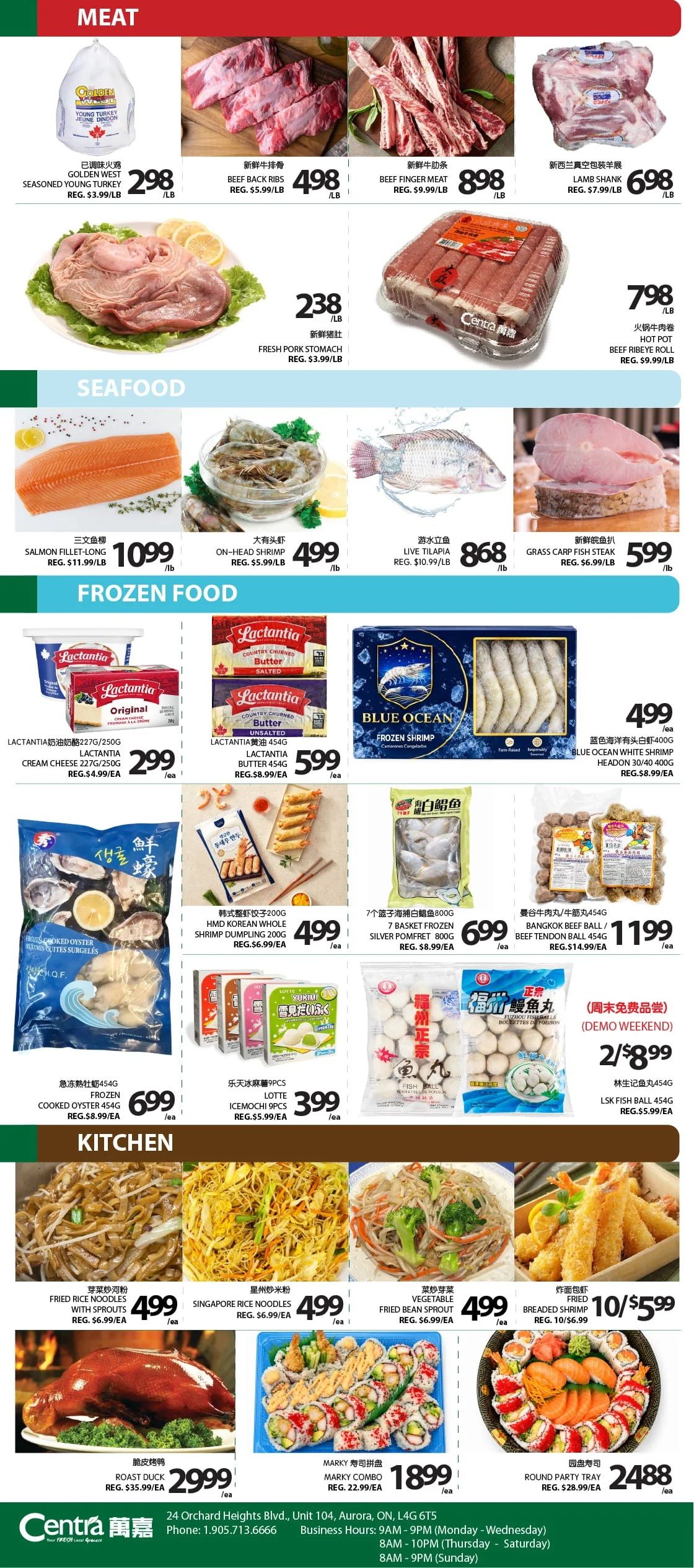 Centra Foods (Aurora) Flyer October 9 to 15