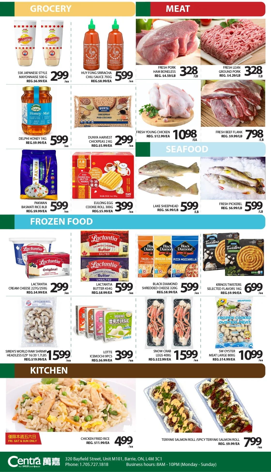 Centra Foods (Barrie) Flyer October 9 to 15