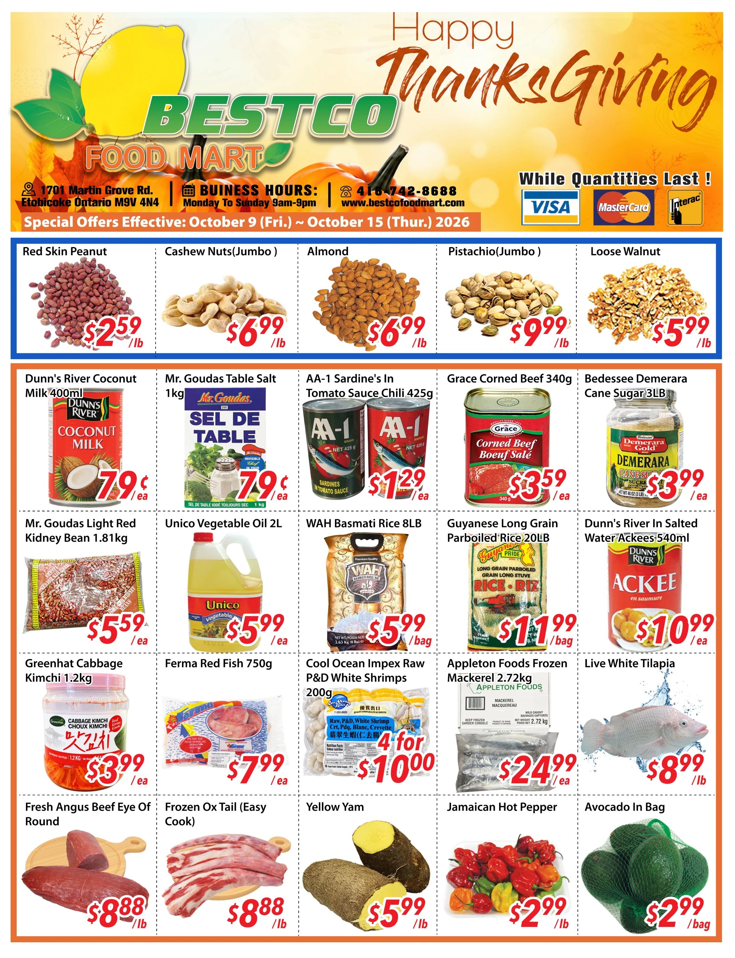 BestCo Food Mart (Etobicoke) Flyer October 9 to 15