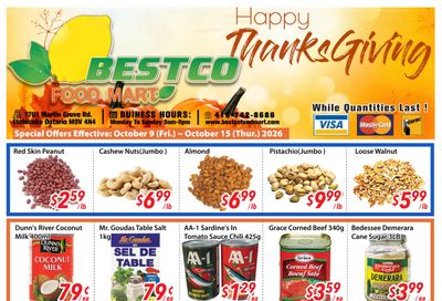 BestCo Food Mart (Etobicoke) Flyer October 9 to 15