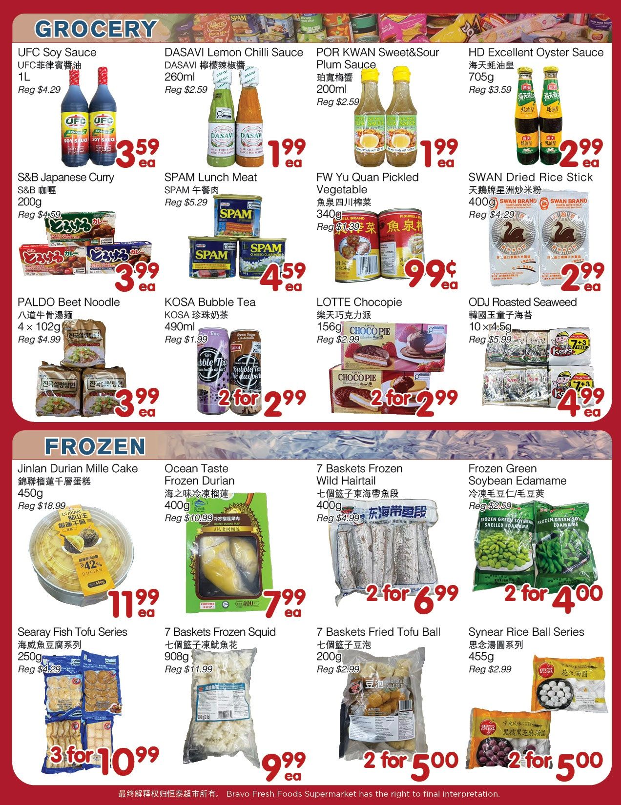 Bravo Fresh Foods Flyer October 9 to 15