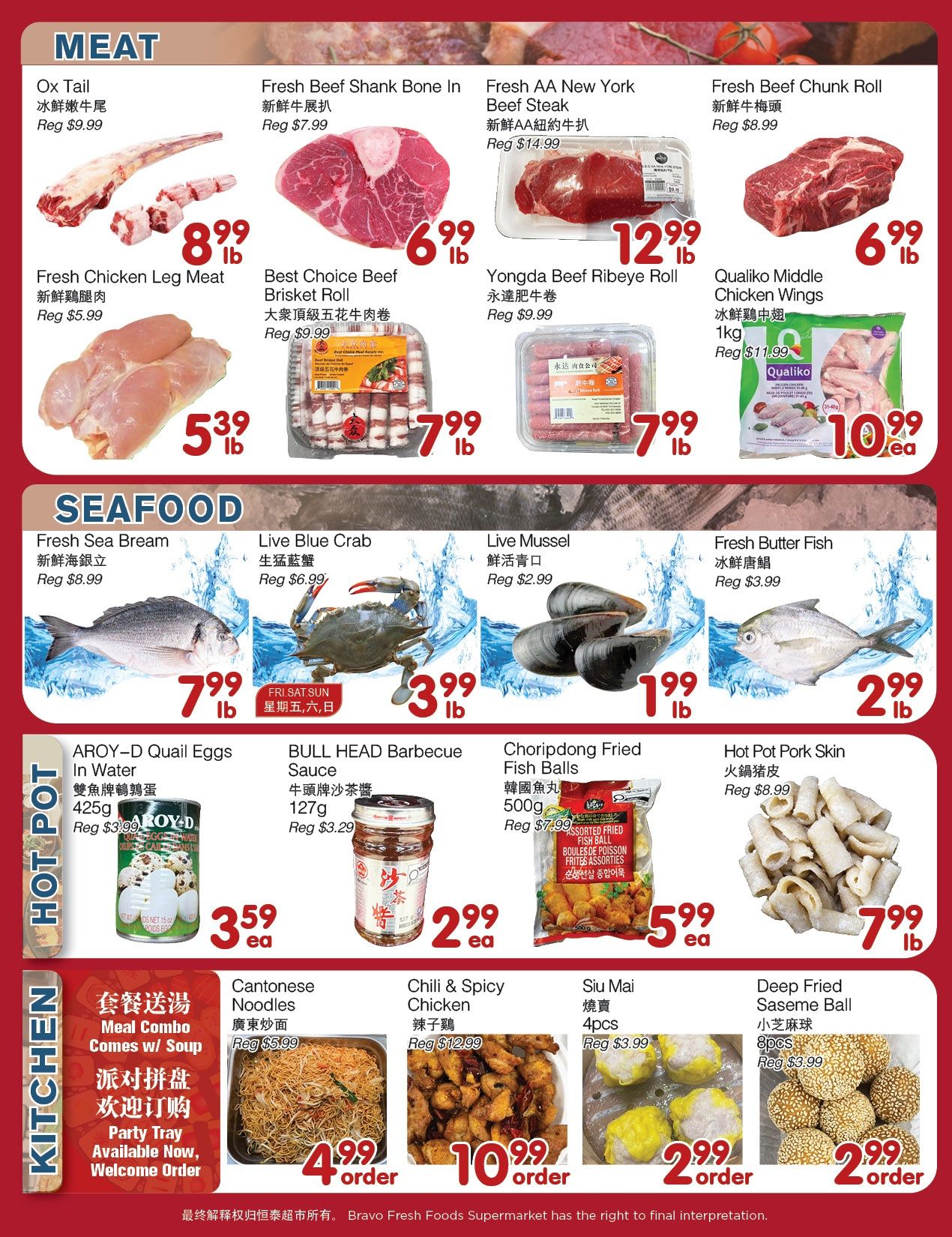 Bravo Fresh Foods Flyer October 9 to 15