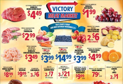 Victory Meat Market Flyer November 19 to 23