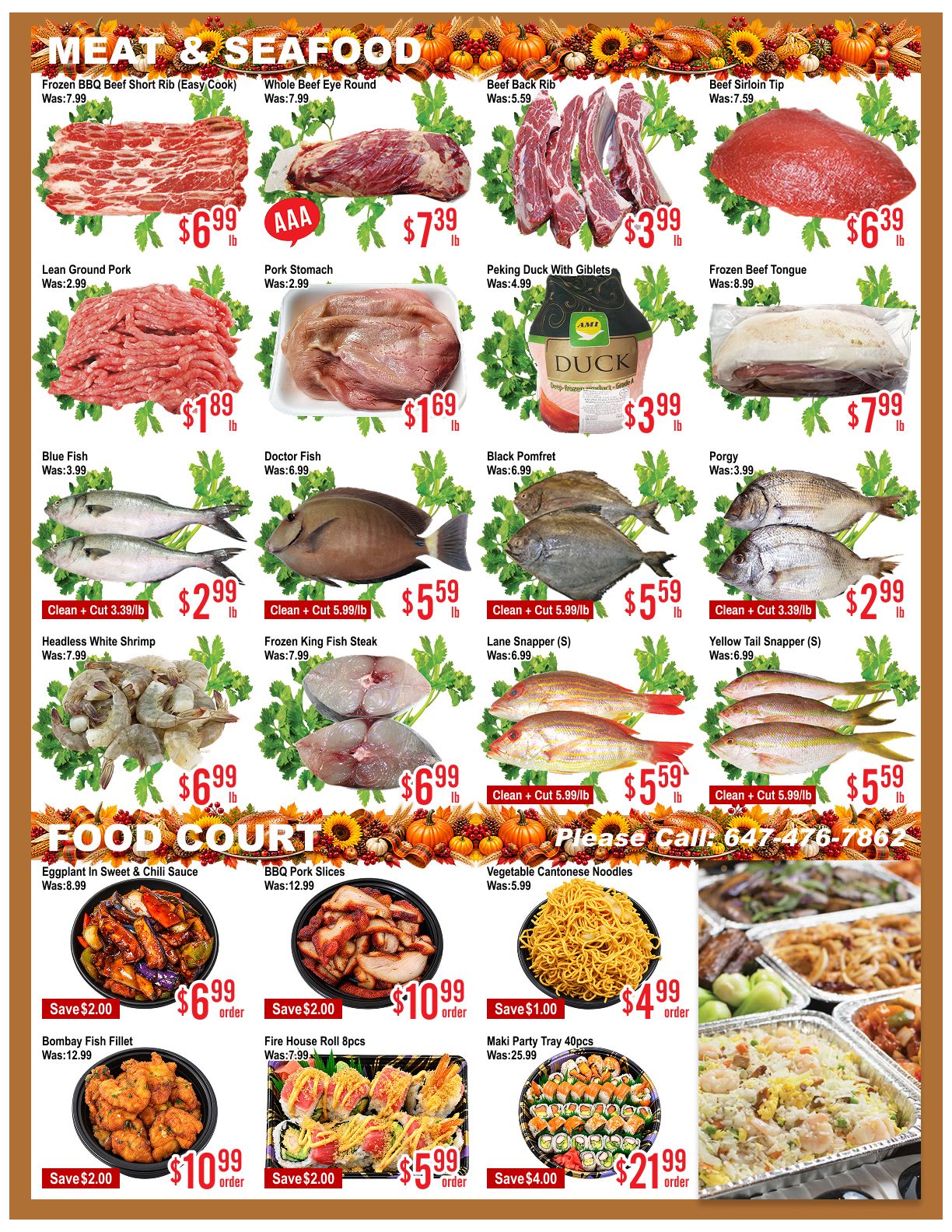 Skyland Food Mart Flyer October 9 to 15