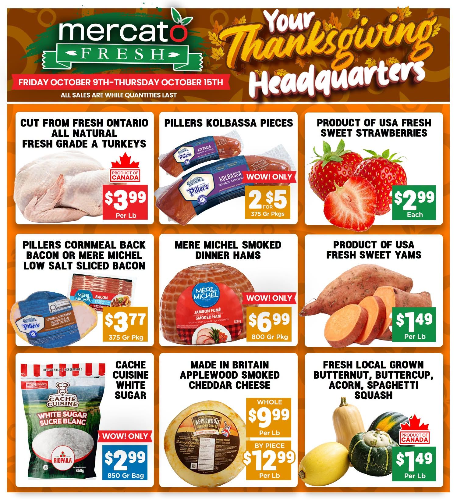 Mercato Fresh Flyer October 8 to 15