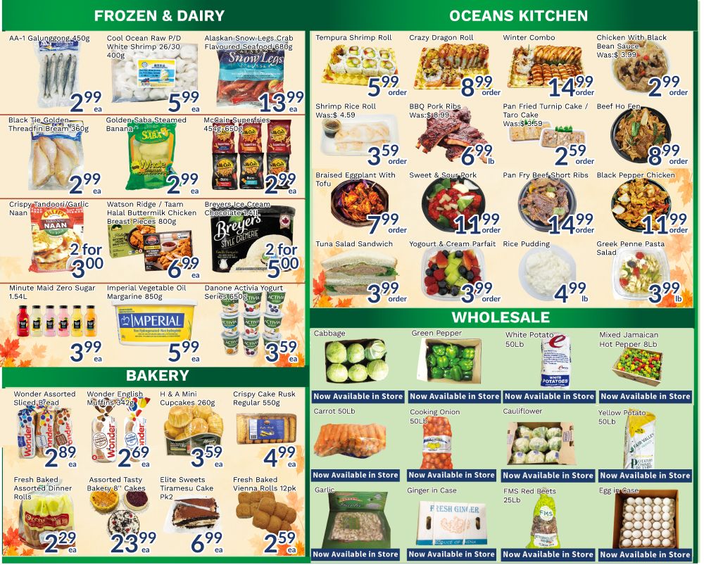 Oceans Fresh Food Market (Brampton) Flyer October 9 to 15