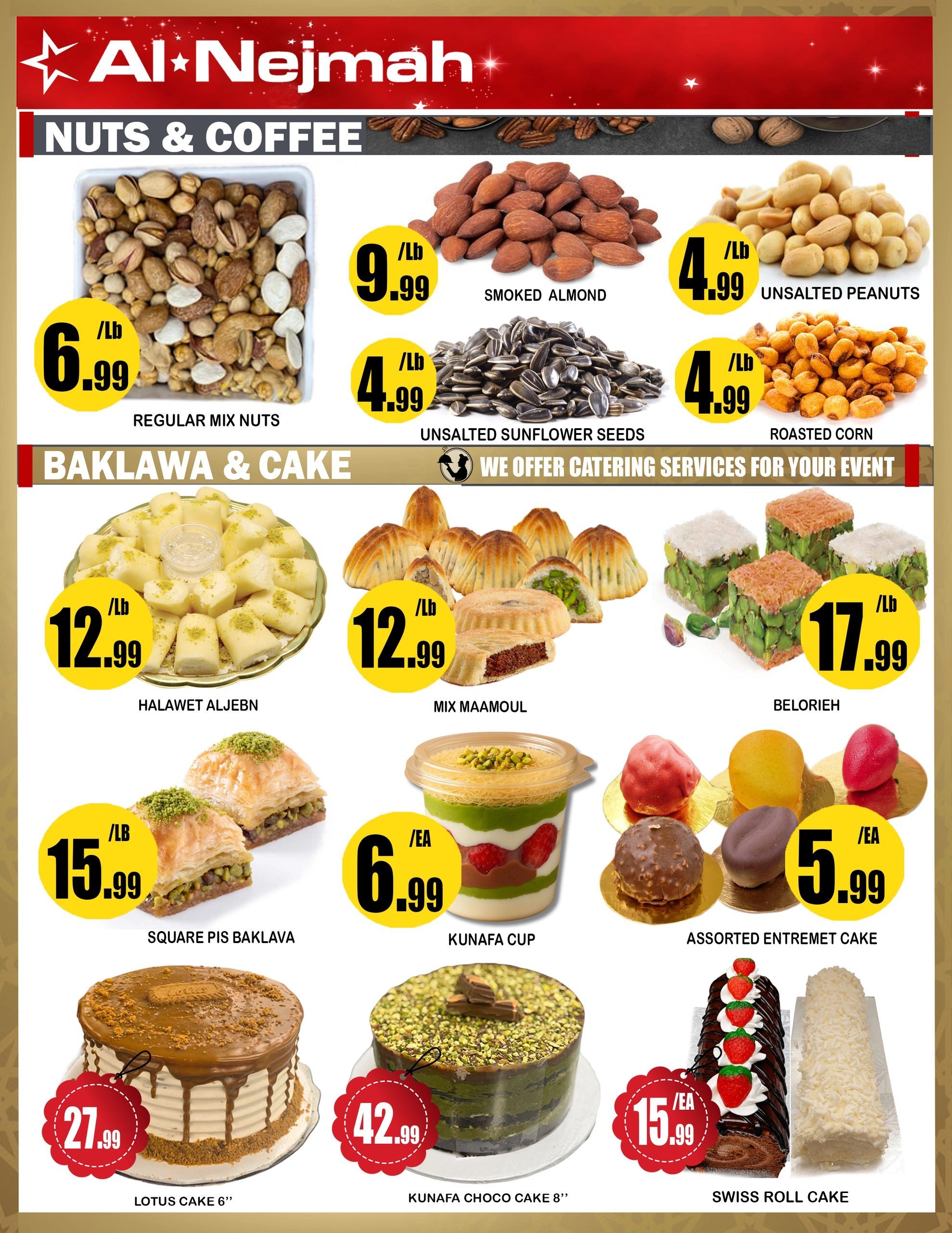 Alnejmah Fine Foods Inc. Flyer October 9 to 15